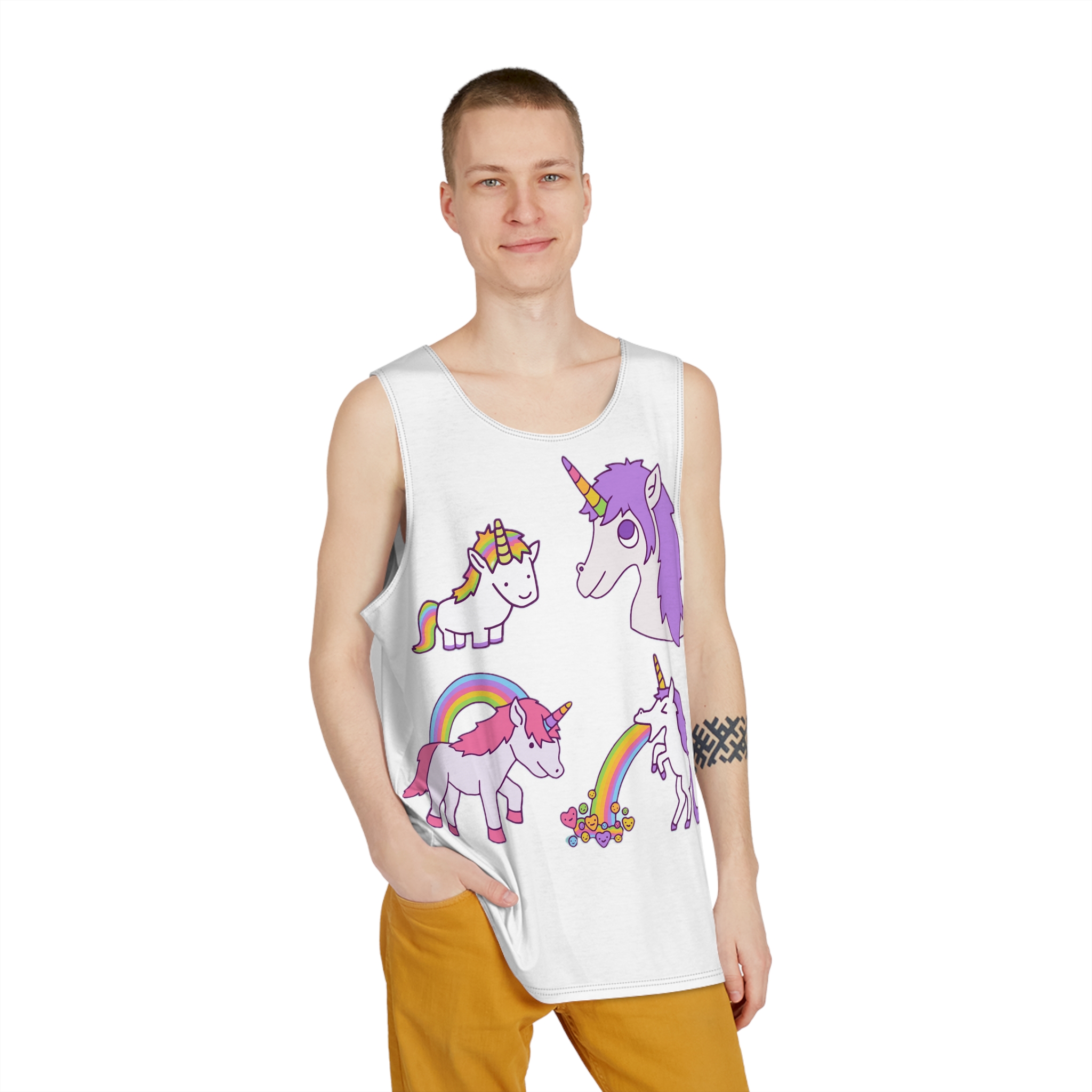 Unicorn V31 Mens Tank Aop - Image 3