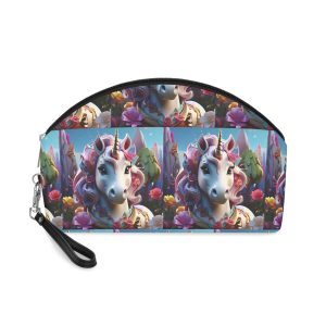 Animated Unicorn Children Generated By Ai (11) Makeup Bag