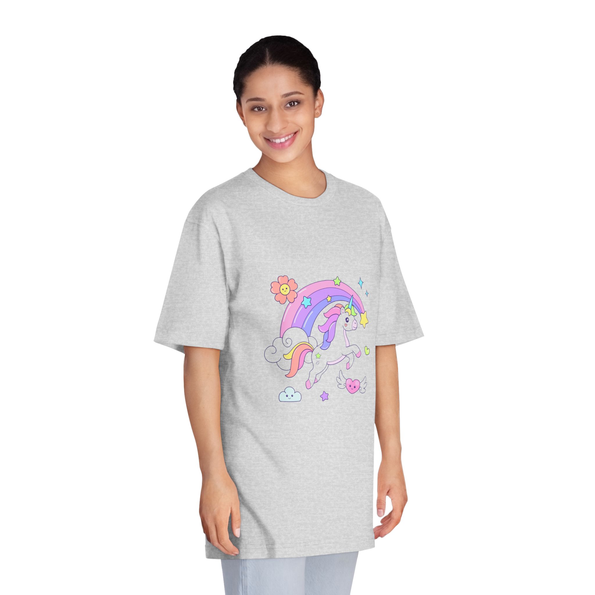 Unicorn V705 Unisex Classic Crewneck T Shirt - Image 15