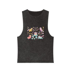 Belive In Magic Unisex Stonewash Tank Top