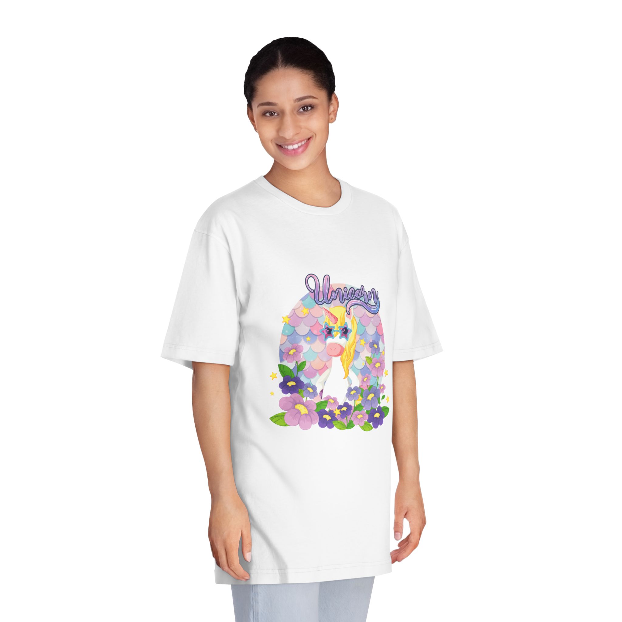 Unicorn V623 Unisex Classic Crewneck T Shirt - Image 3