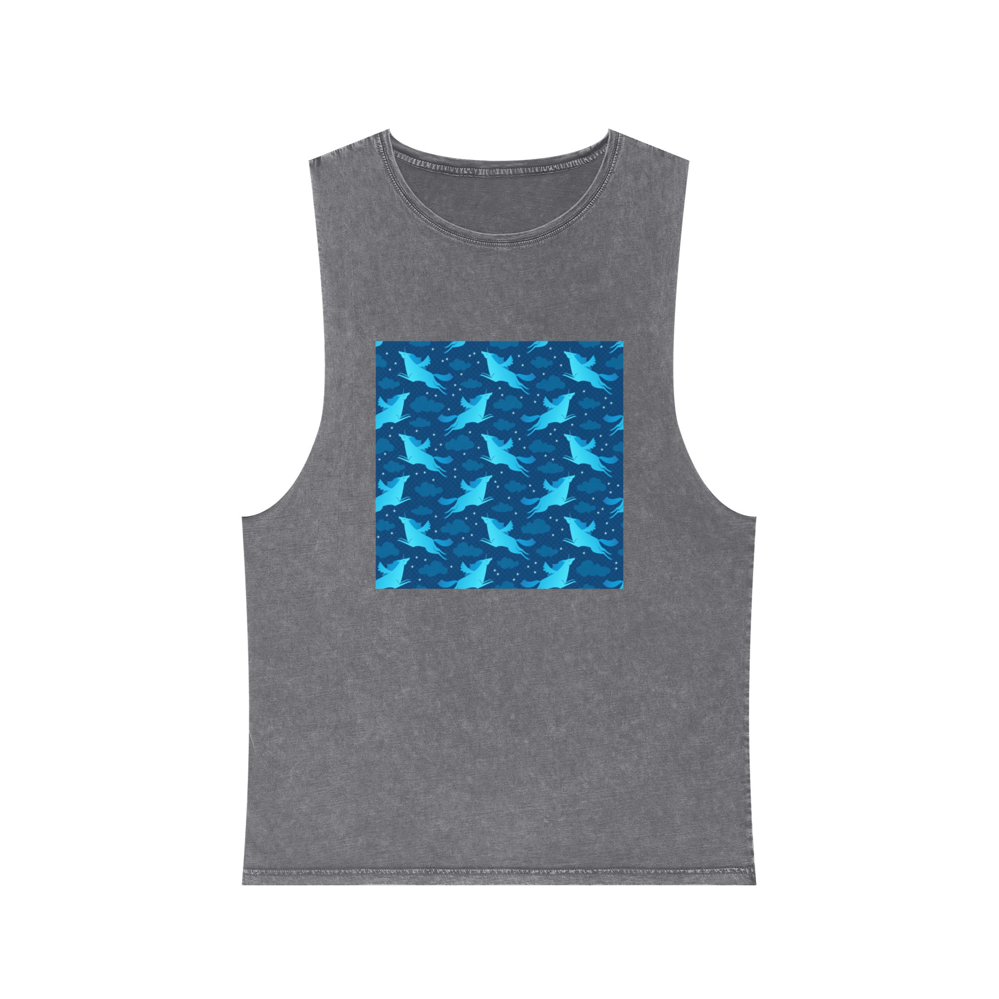 Unicorn V510 Unisex Stonewash Tank Top - Image 9