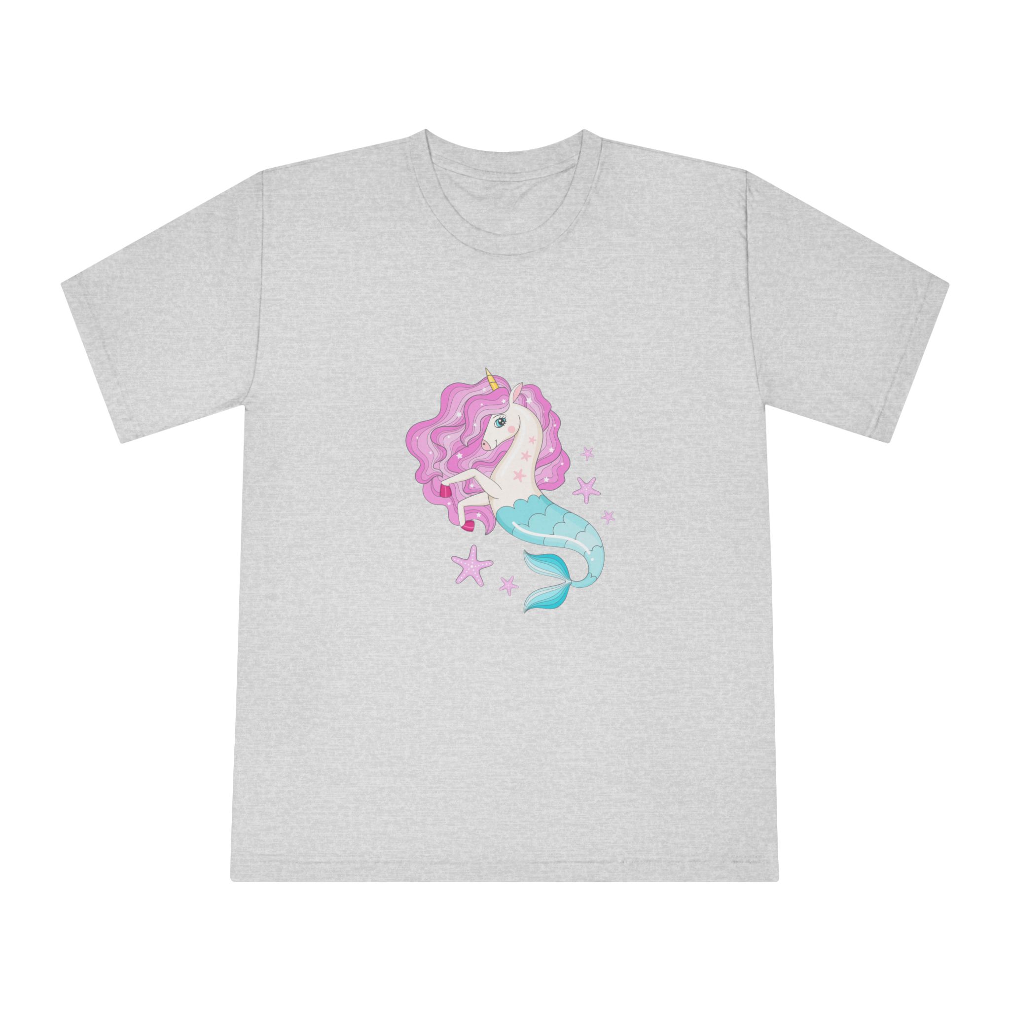 Beautiful Seahorse Unicorn With Pink Mane Unisex Classic Crewneck T Shirt - Image 13