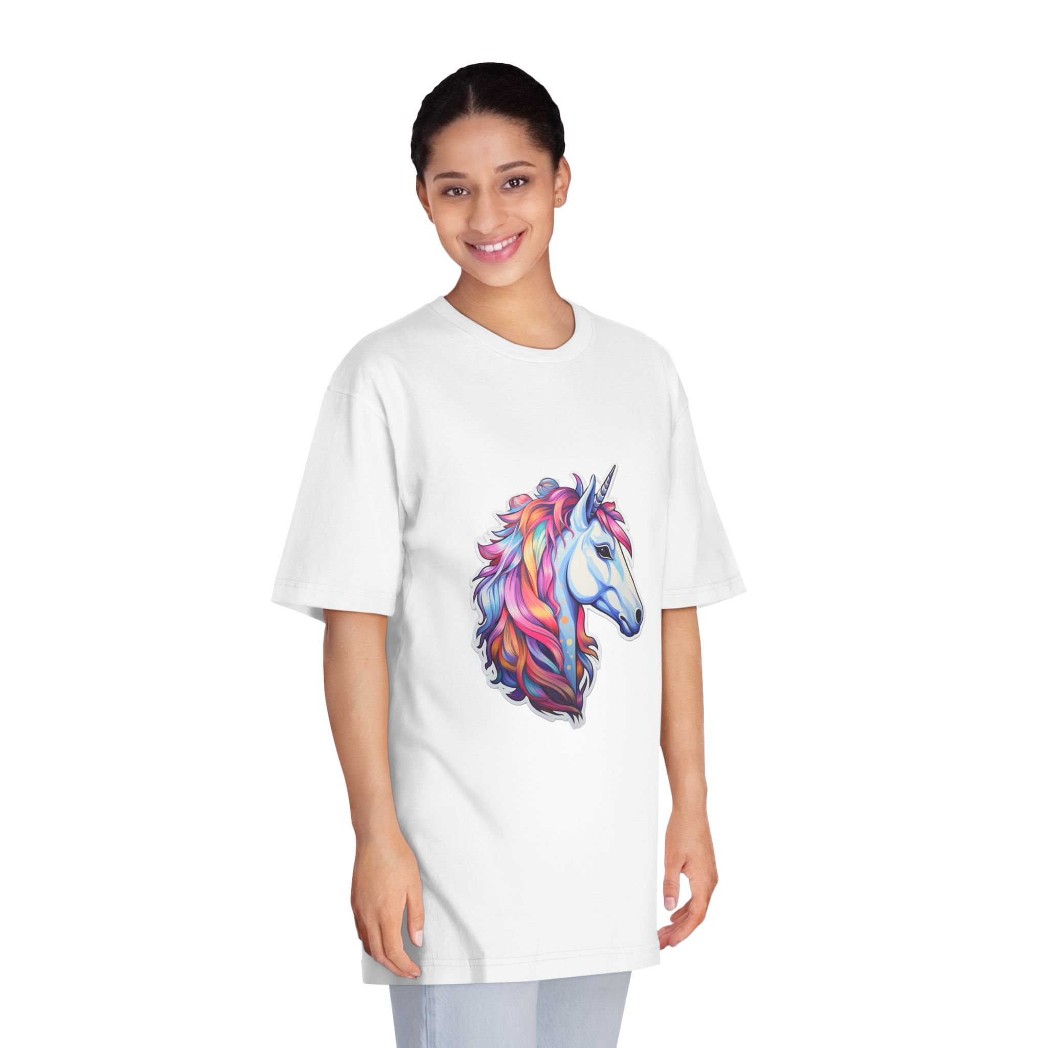 Unicorns 268 Unisex Classic Crewneck T Shirt - Image 3