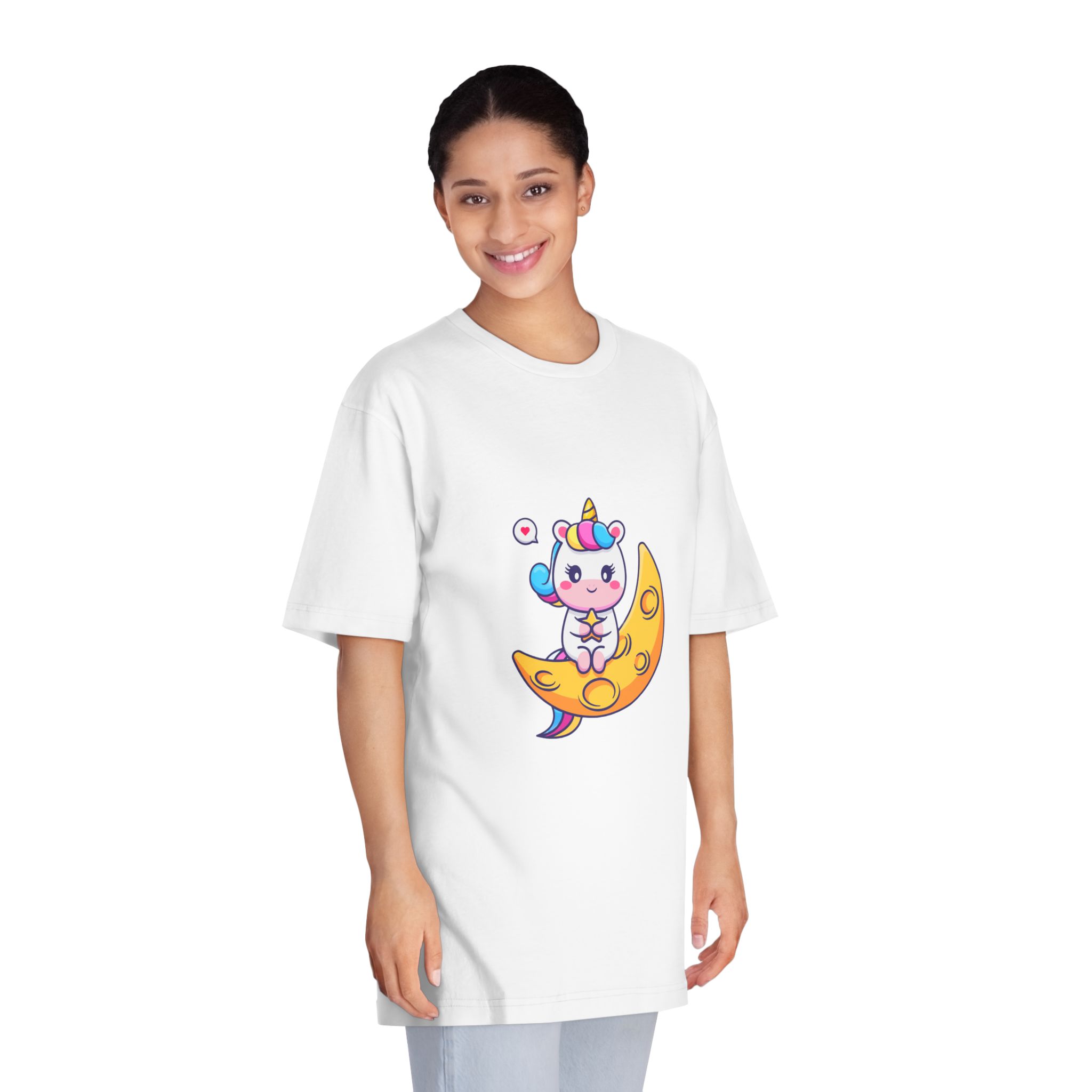 Unicorn V872 Unisex Classic Crewneck T Shirt - Image 3