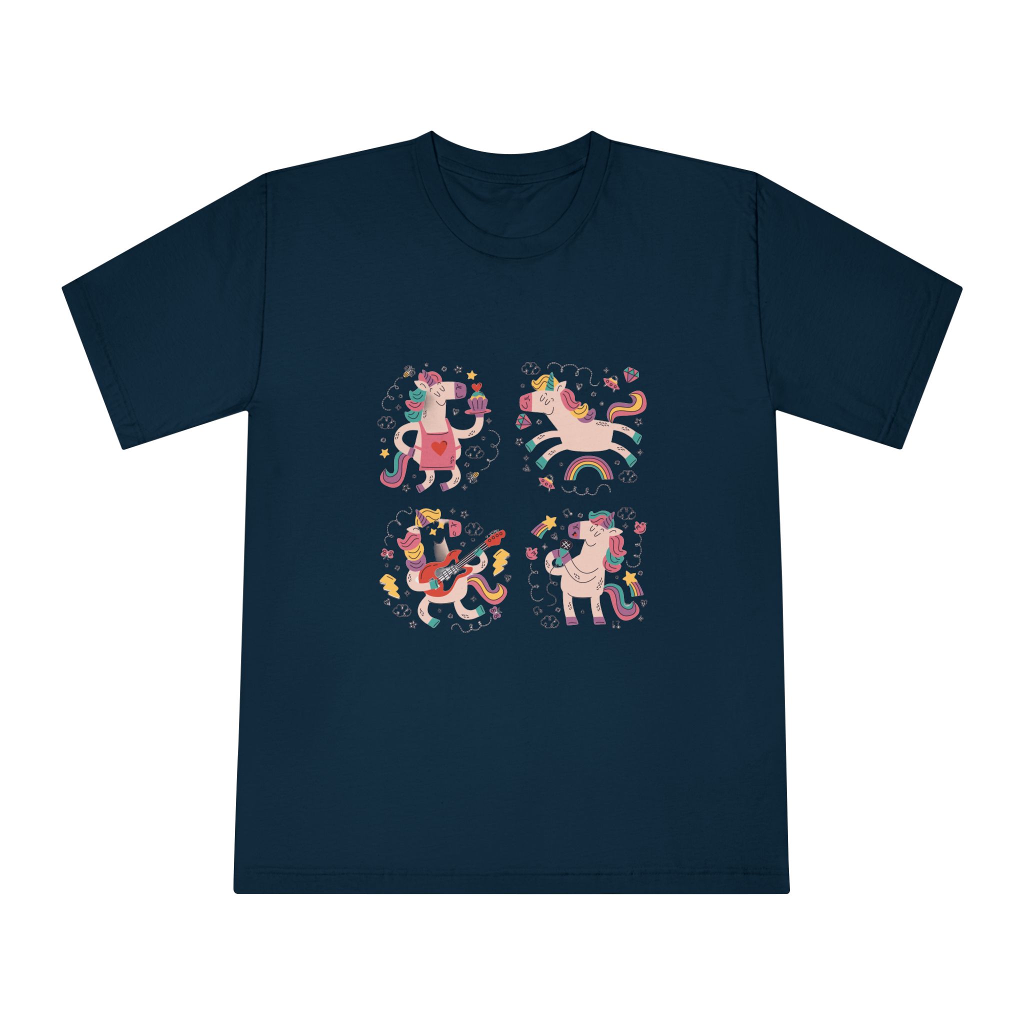 Unicorn V842 Unisex Classic Crewneck T Shirt - Image 17