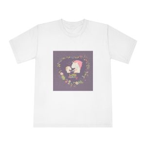 Cute Small Unicorn With Mom Wreath Unisex Classic Crewneck T Shirt