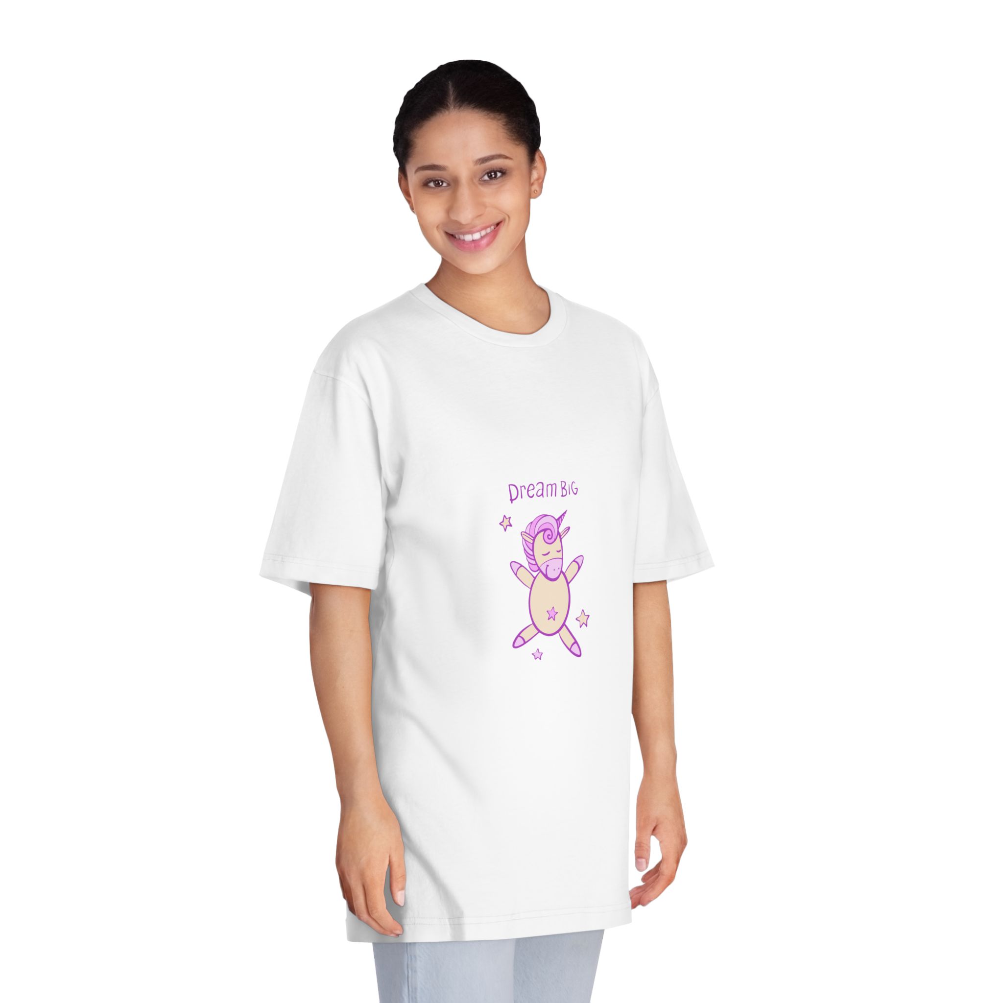 Dream Big Copia 3 Unisex Classic Crewneck T Shirt - Image 3