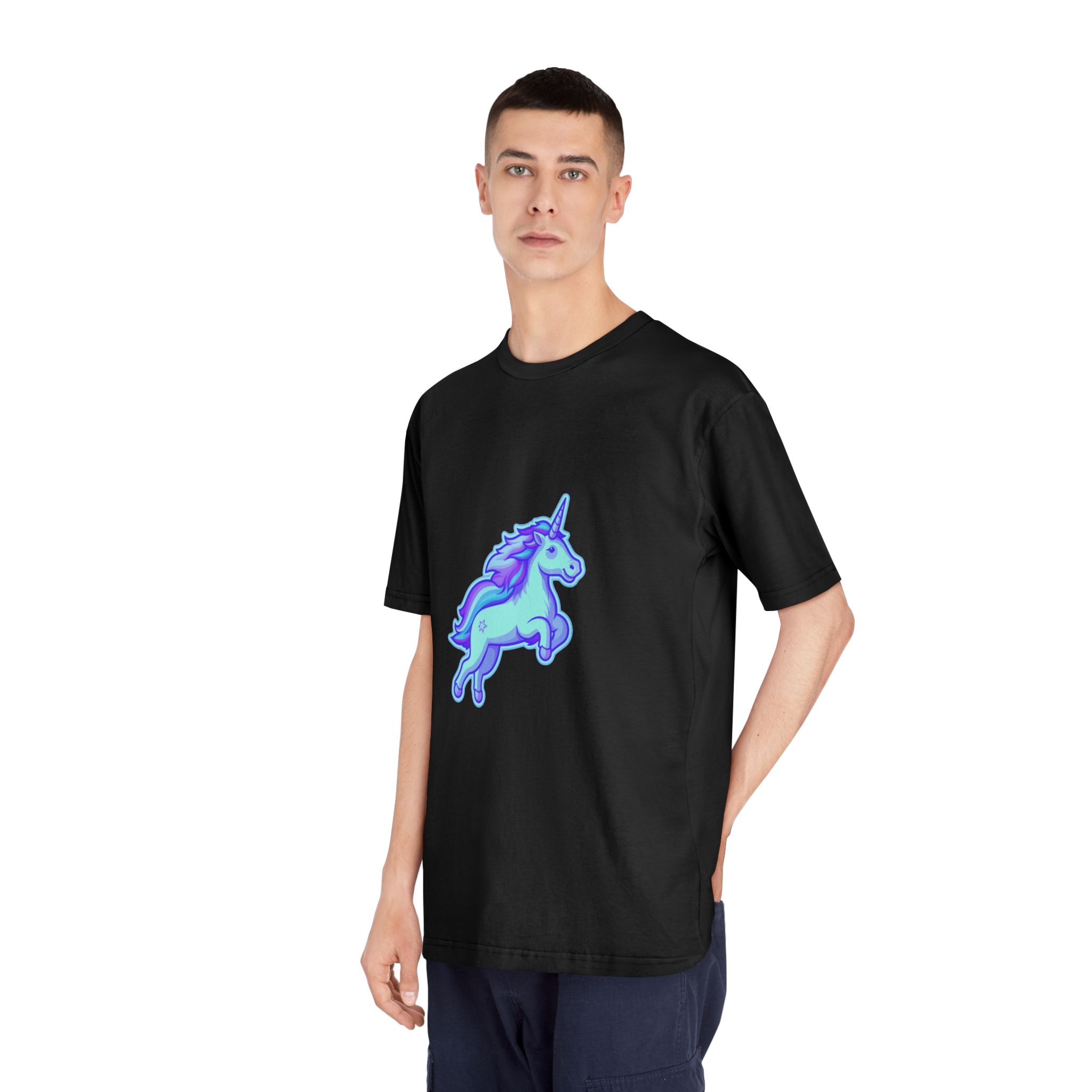 Unicorns 295 Unisex Classic Crewneck T Shirt - Image 8