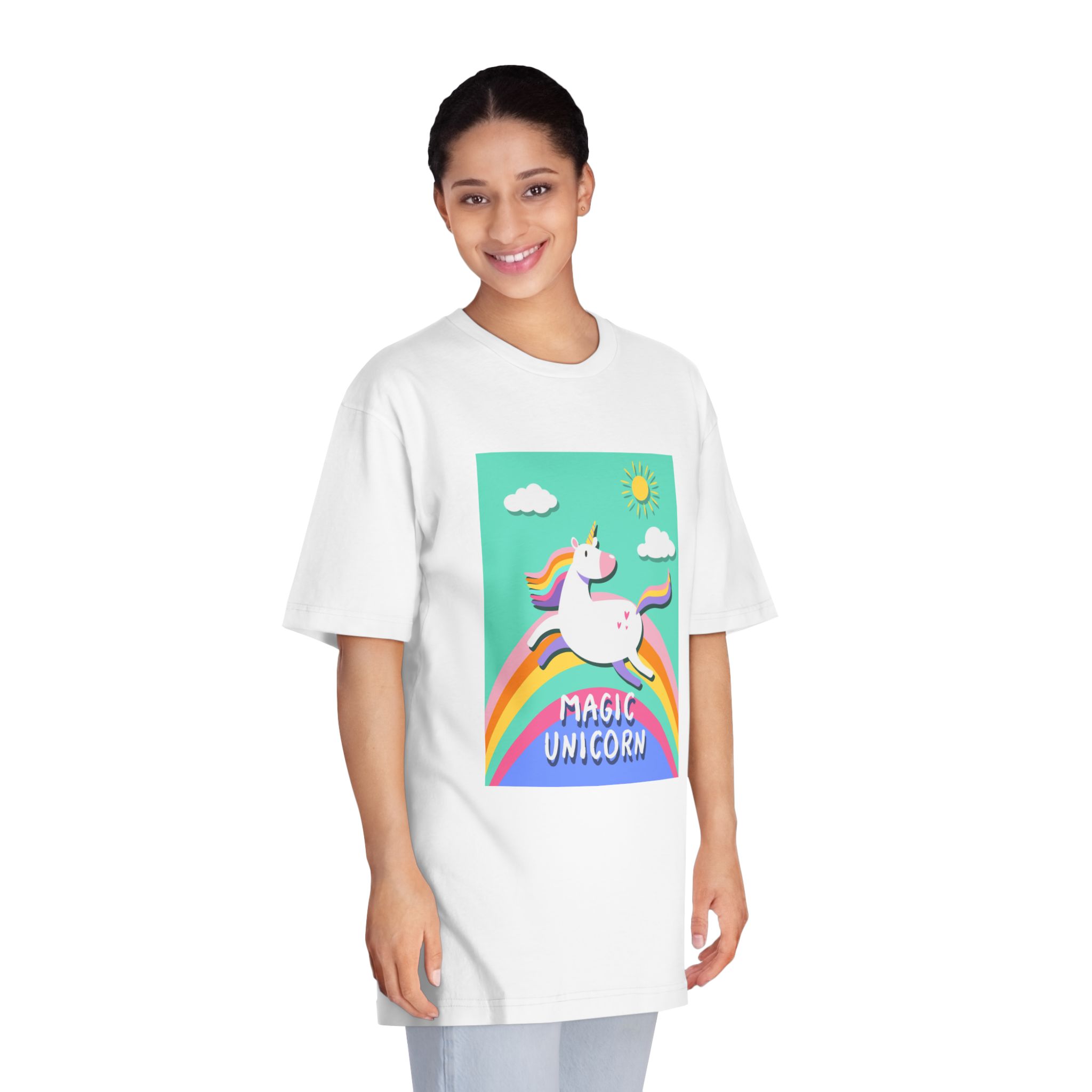 Unicorn V785 Unisex Classic Crewneck T Shirt - Image 3