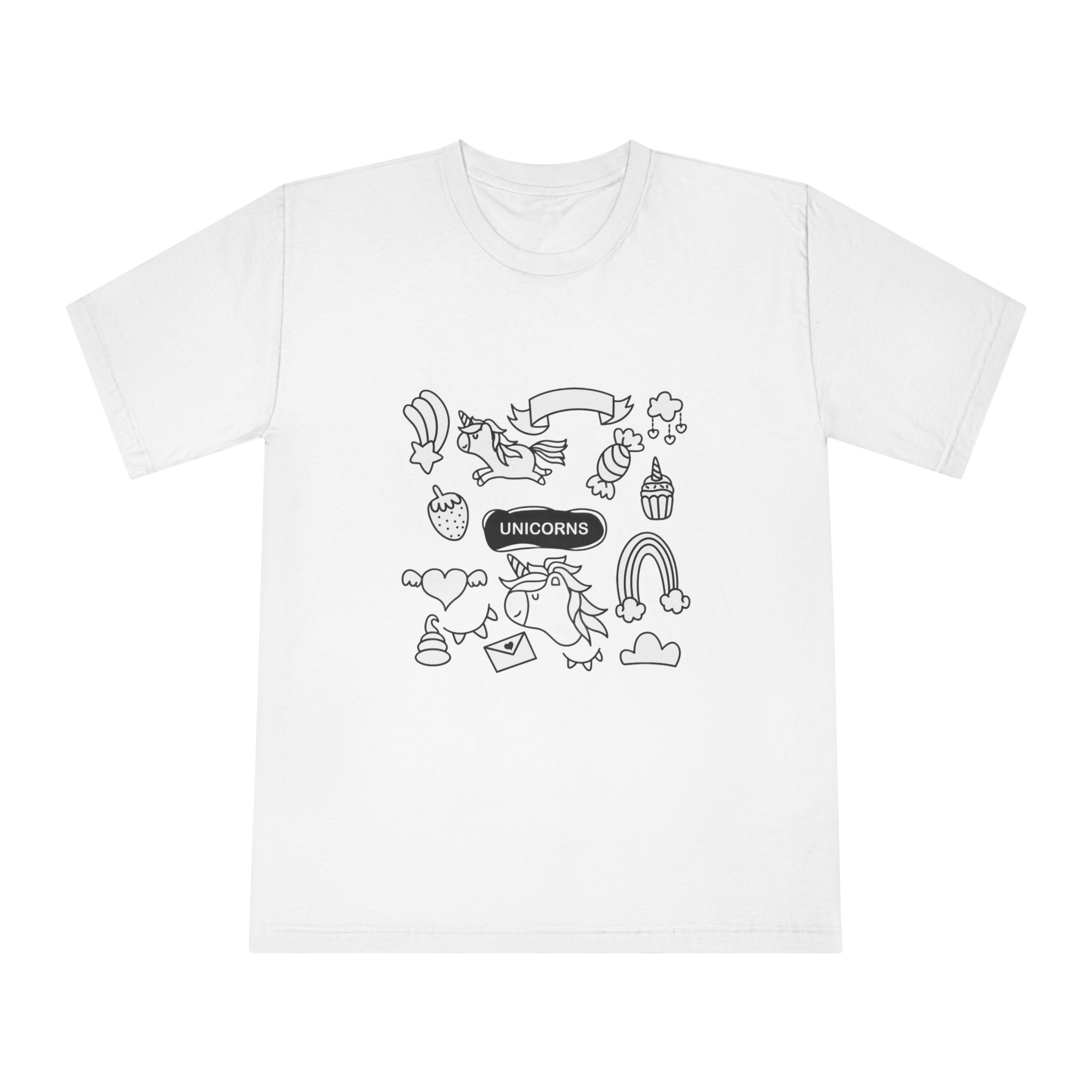 Unicorn V837 Unisex Classic Crewneck T Shirt