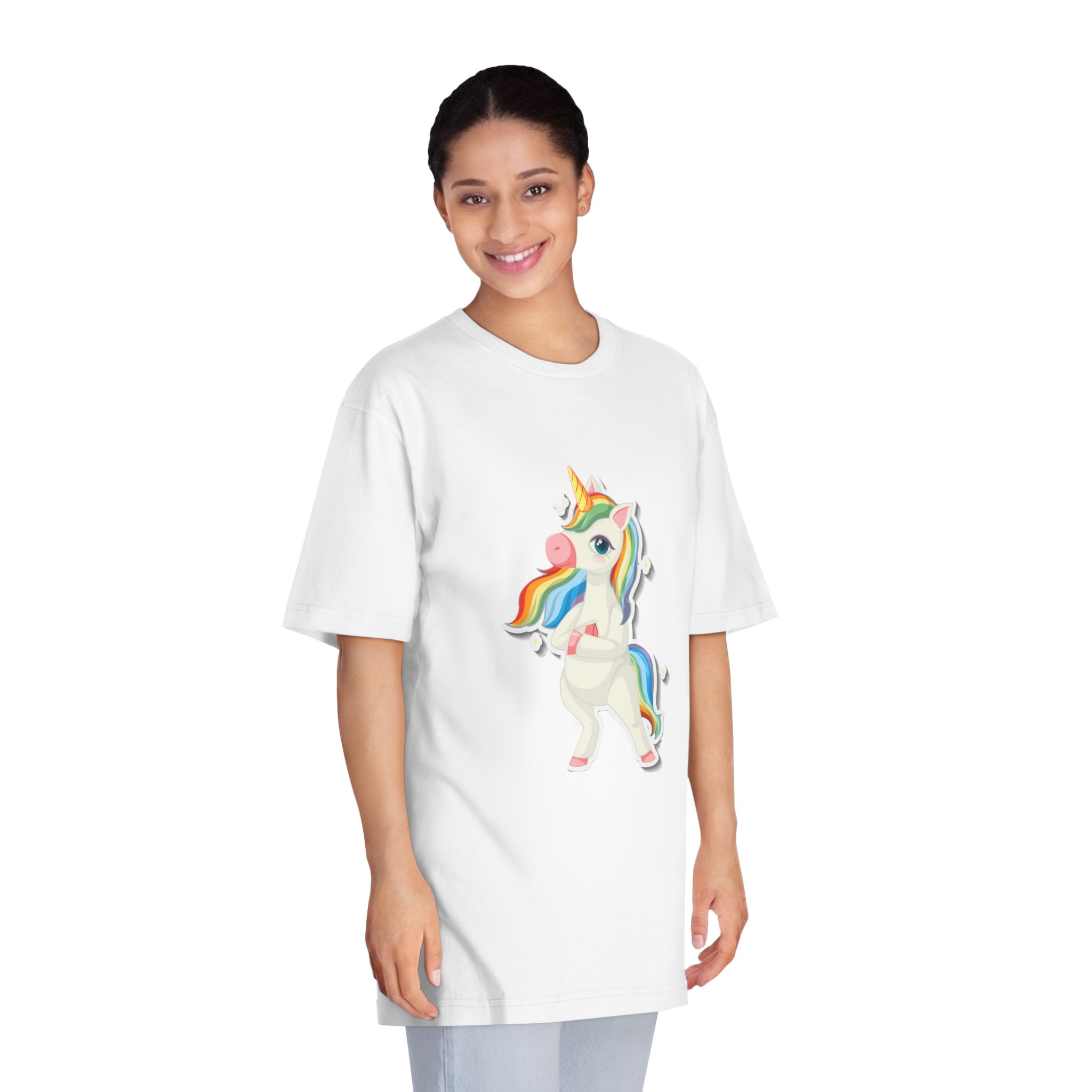 Unicorn V697 Unisex Classic Crewneck T Shirt - Image 3