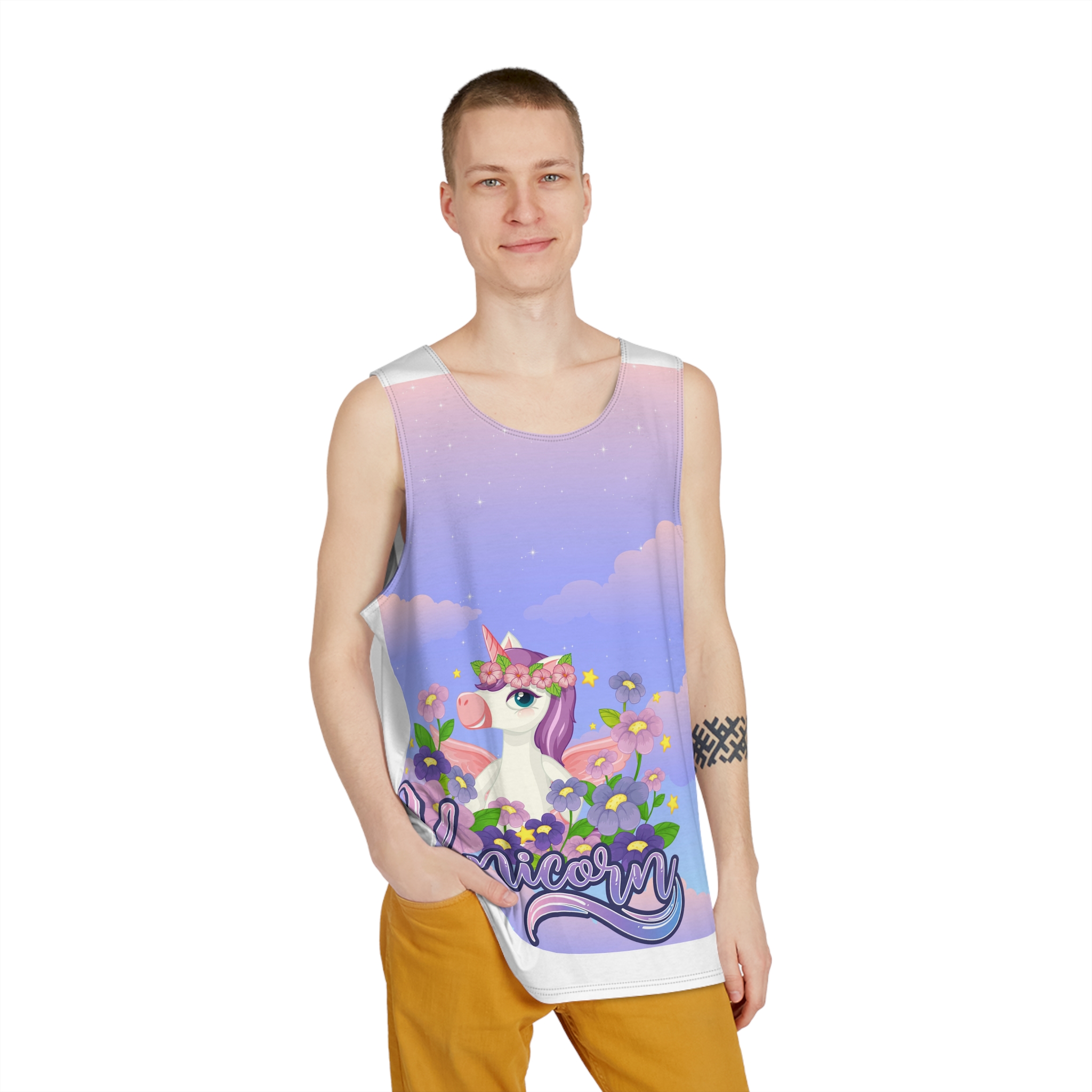 Unicorn V482 Mens Tank Aop - Image 3
