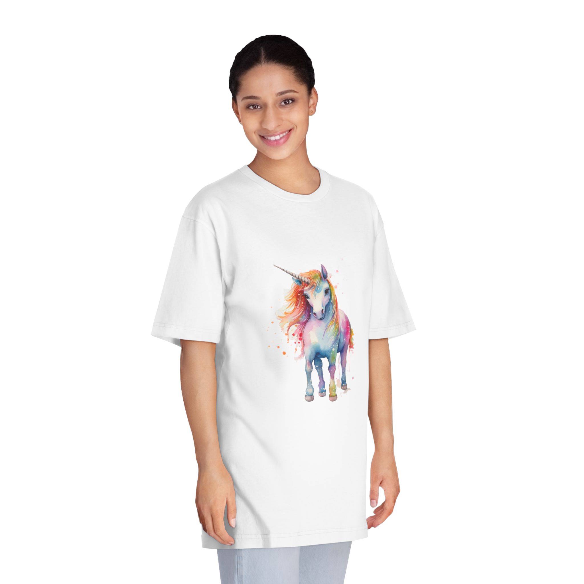 Unicorns 226 Unisex Classic Crewneck T Shirt - Image 3