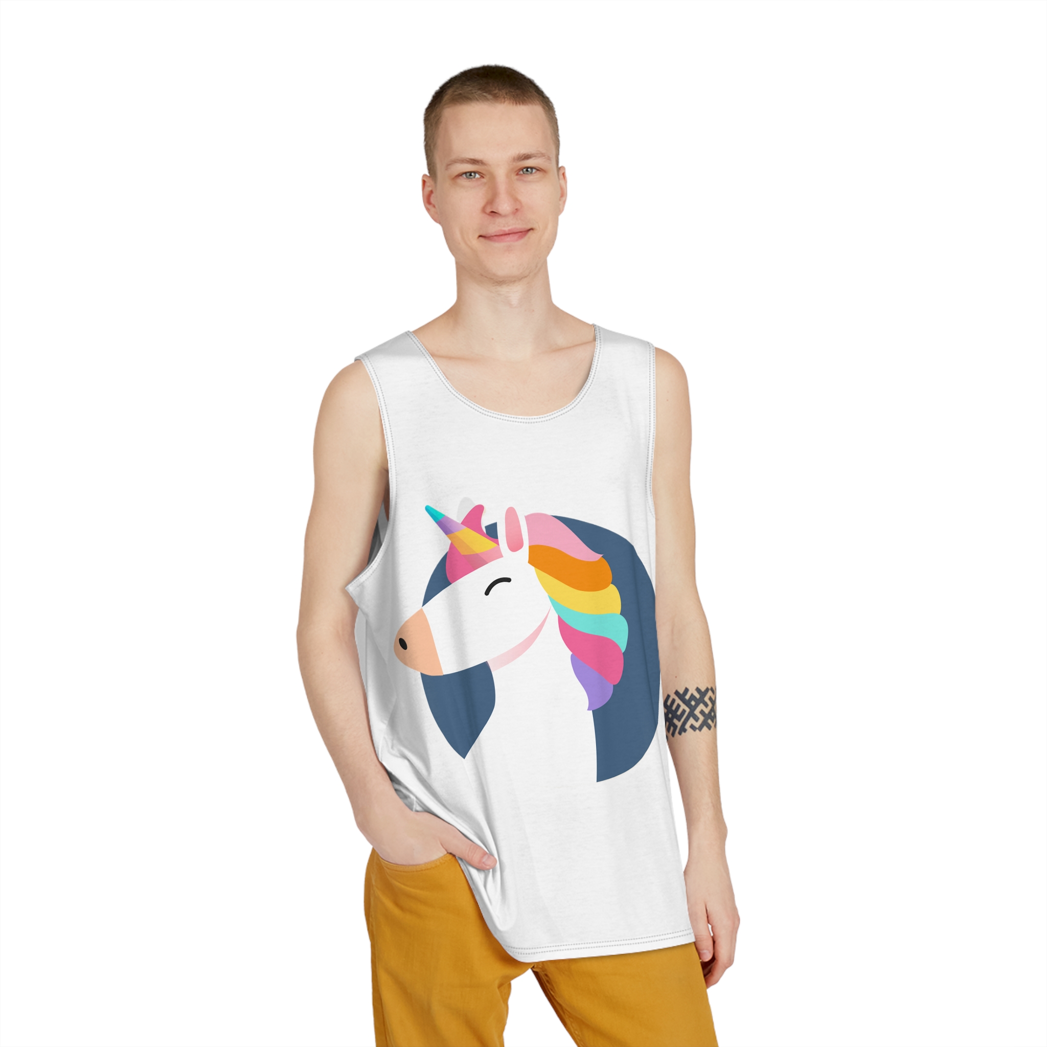 Unicorns 72 Mens Tank Aop - Image 3