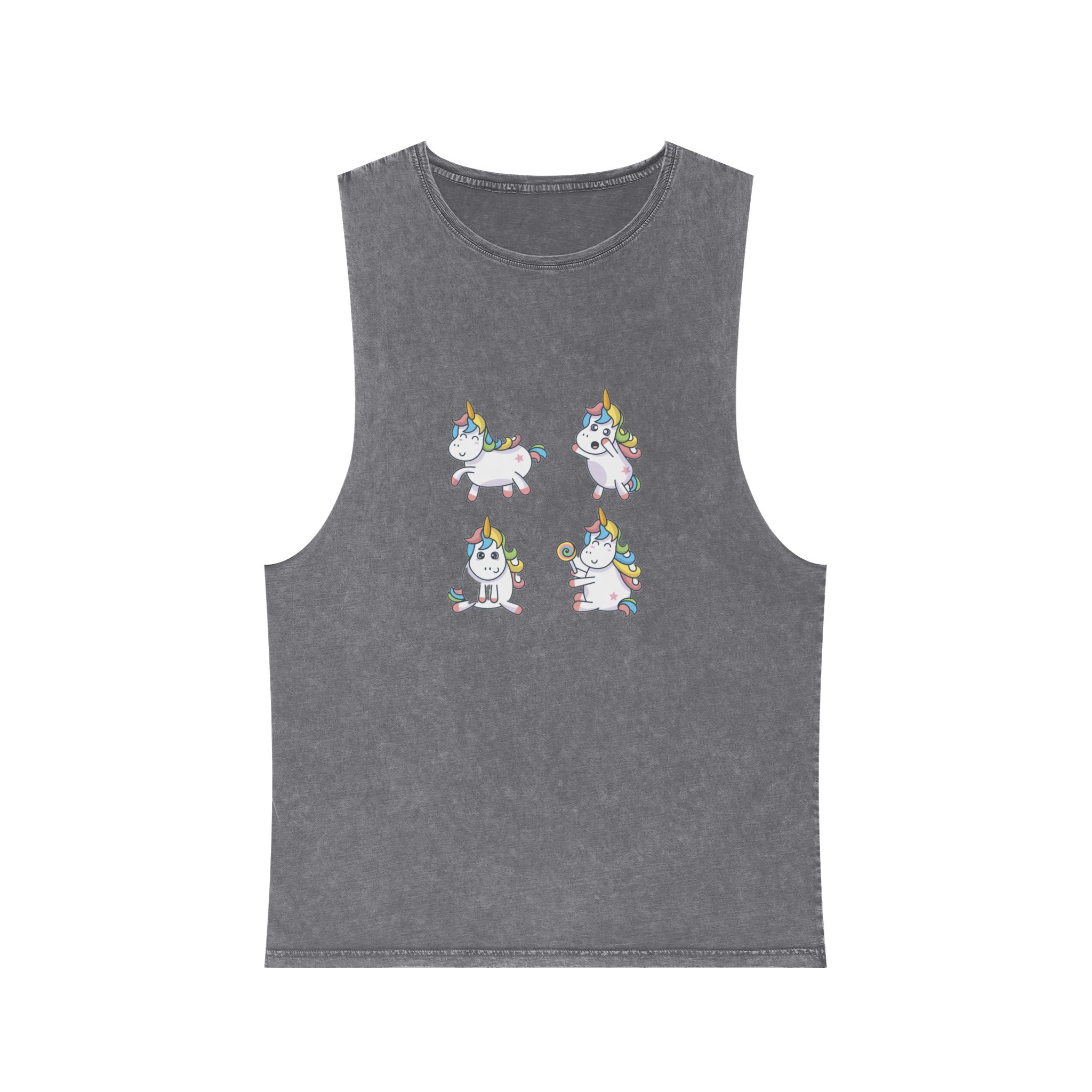 Unicorn V314 Unisex Stonewash Tank Top - Image 9