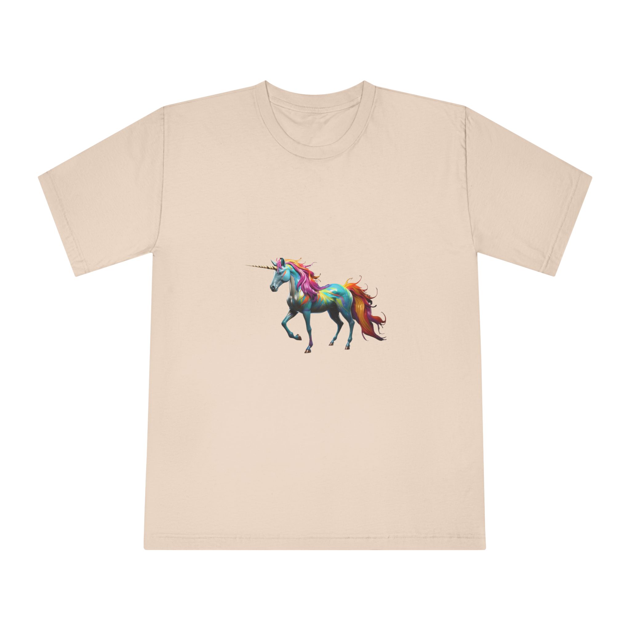 Mythical Unicorn With Oil Spill Colors Fotor Bg Remover 2023110415173 Unisex Classic Crewneck T Shirt - Image 9