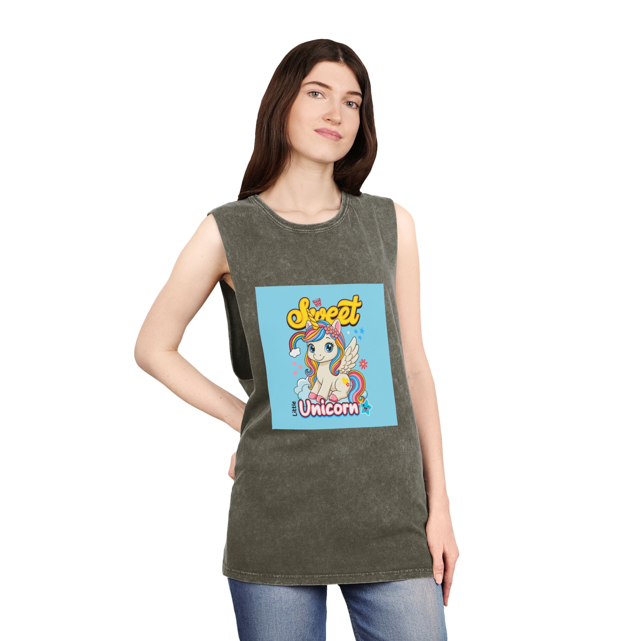 Original Design 2E512B Unisex Stonewash Tank Top - Image 8
