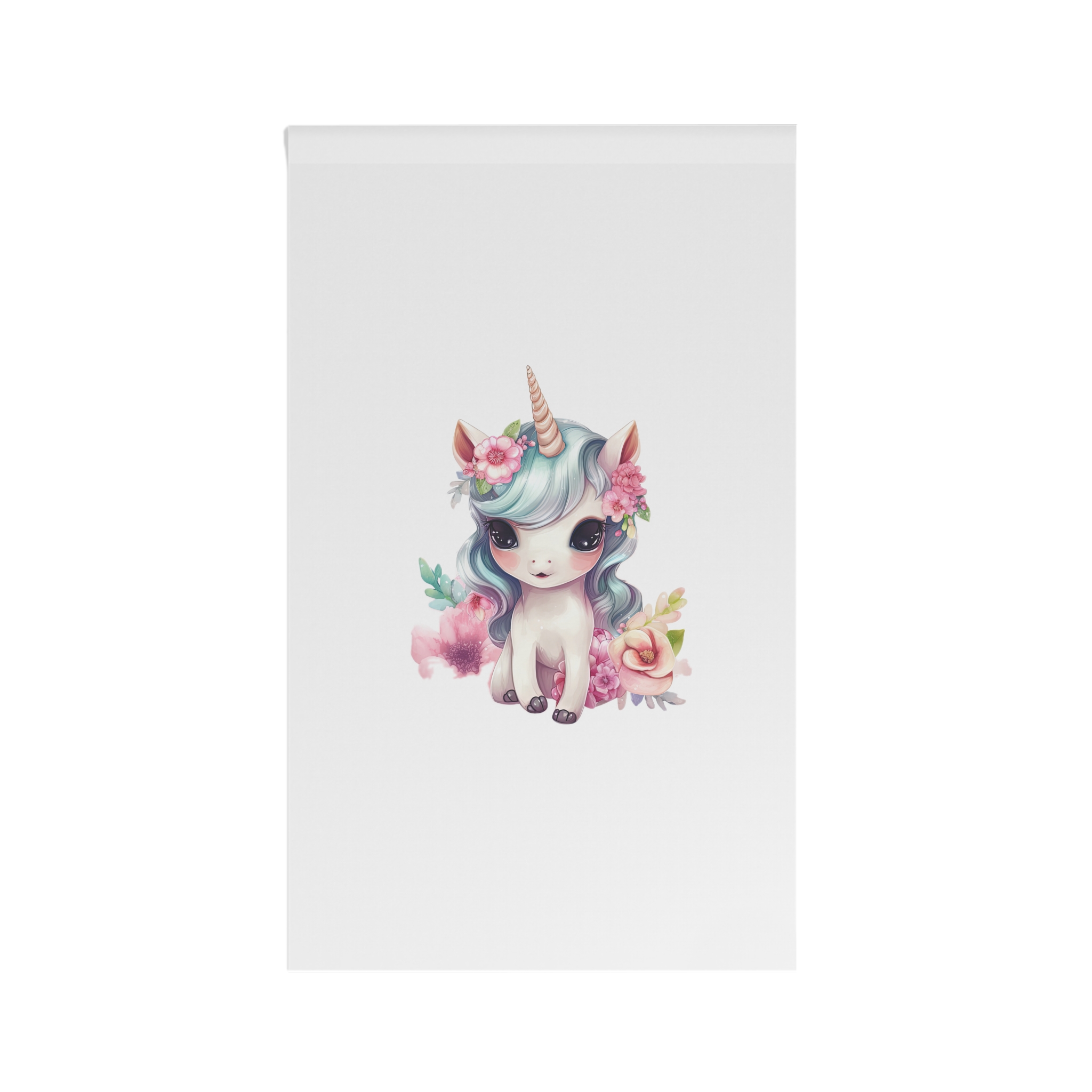 Unicorn With Flower Crown Its Head (1) House Banner - Image 2