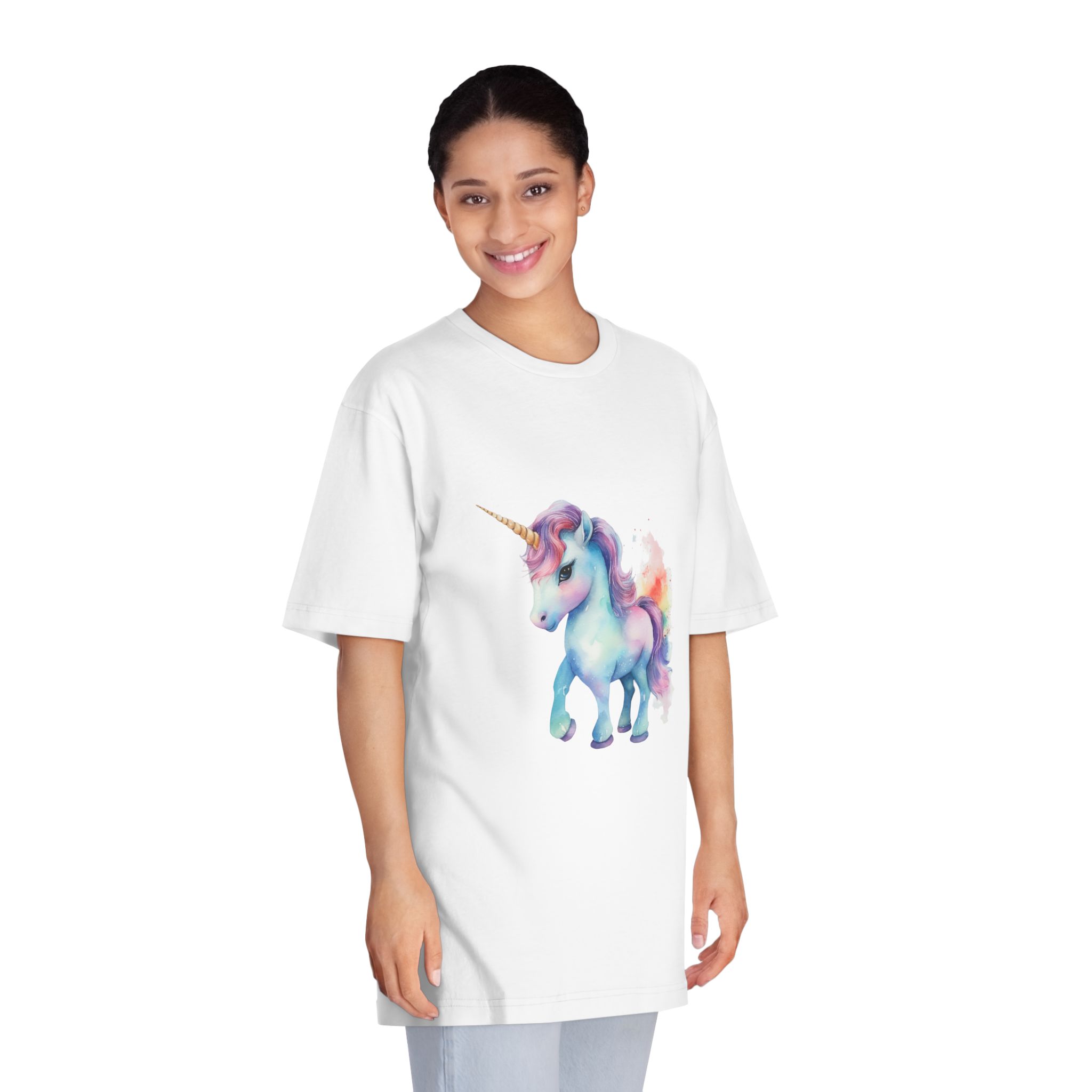 Unicorns 401 Unisex Classic Crewneck T Shirt - Image 3