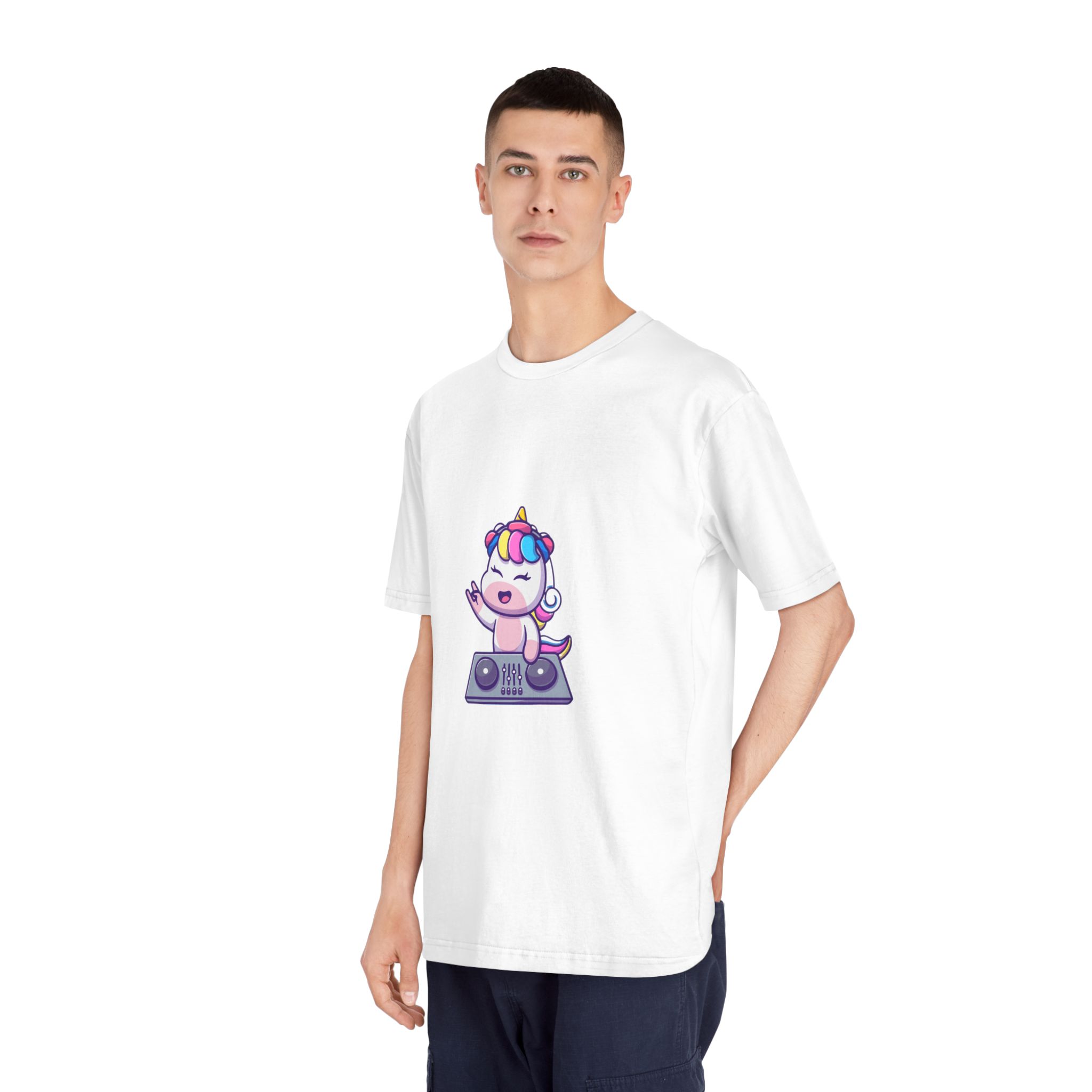 Unicorns 25 Unisex Classic Crewneck T Shirt - Image 4