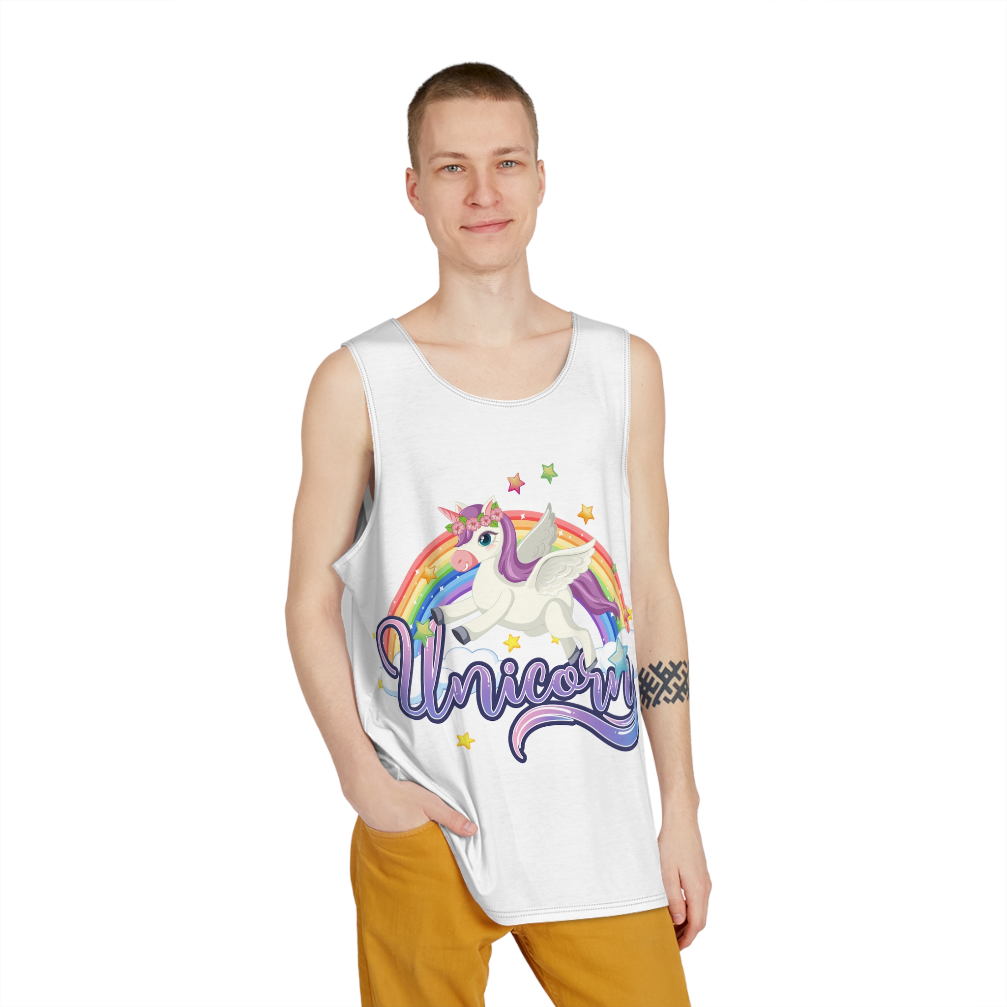Unicorn V435 Mens Tank Aop - Image 3