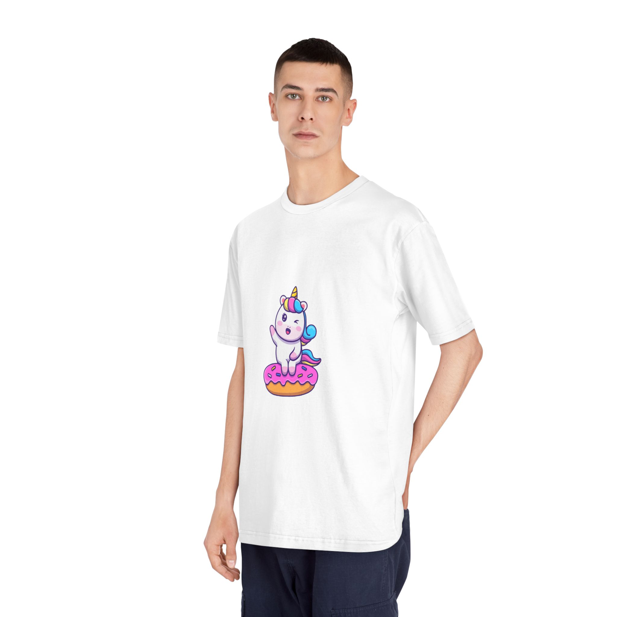 Unicorn V504 Copia Unisex Classic Crewneck T Shirt - Image 4