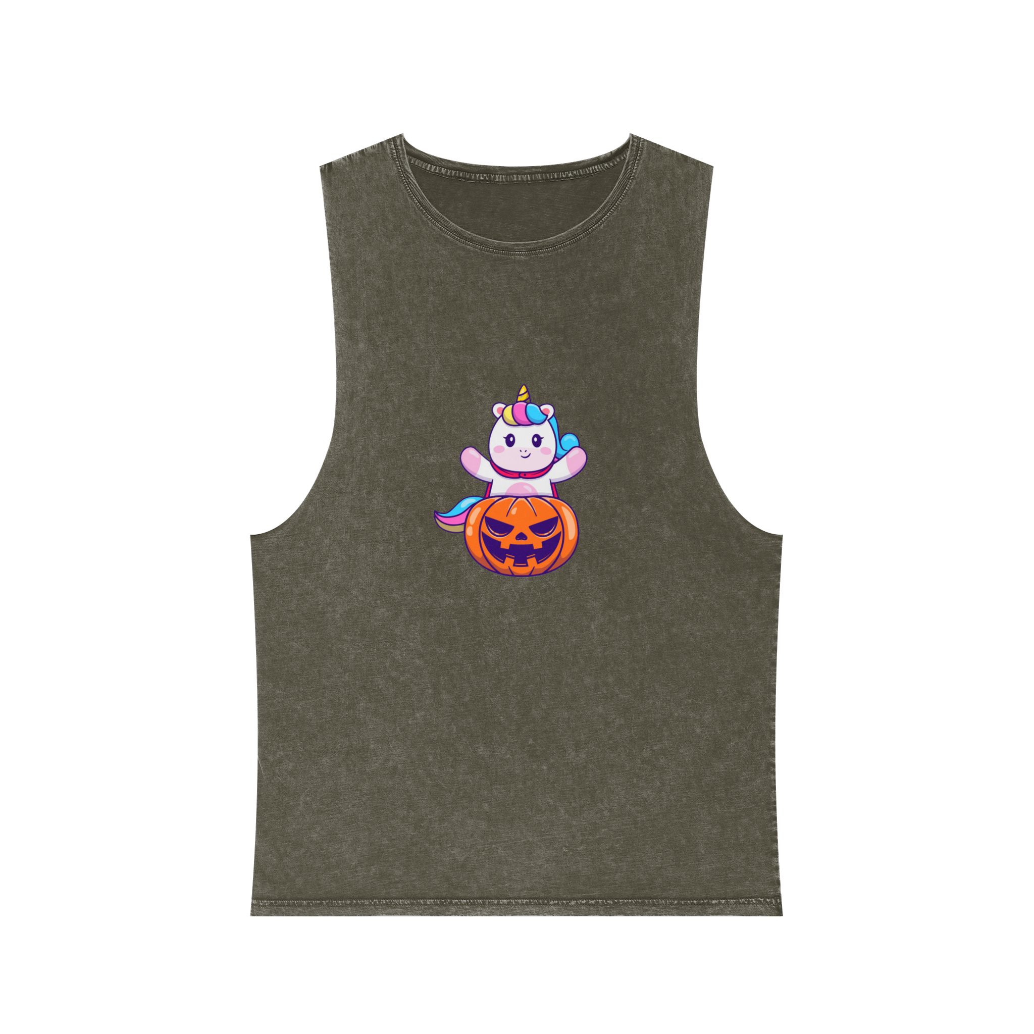 Unicorn V514 Unisex Stonewash Tank Top - Image 5