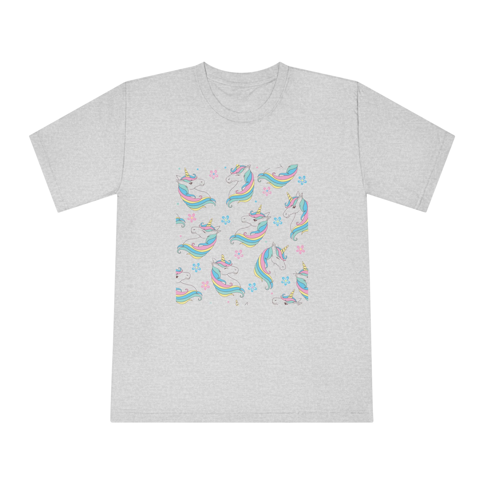 Unicorn Pattern Copia Unisex Classic Crewneck T Shirt - Image 13