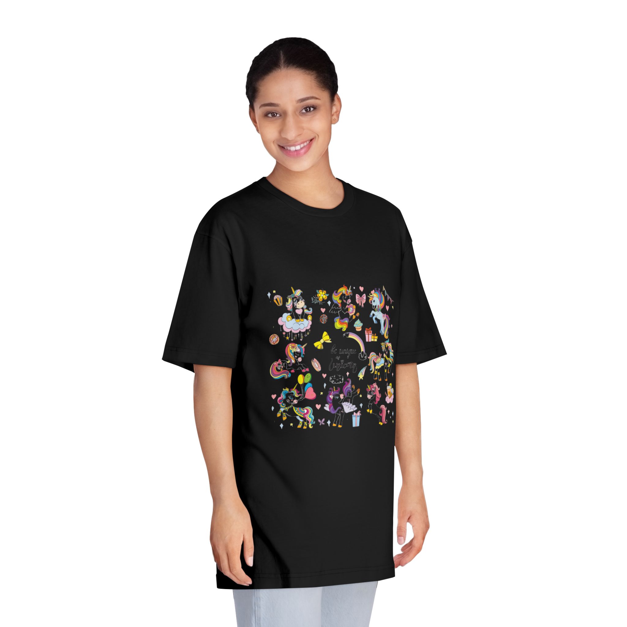 Unicorn V862 Unisex Classic Crewneck T Shirt - Image 7