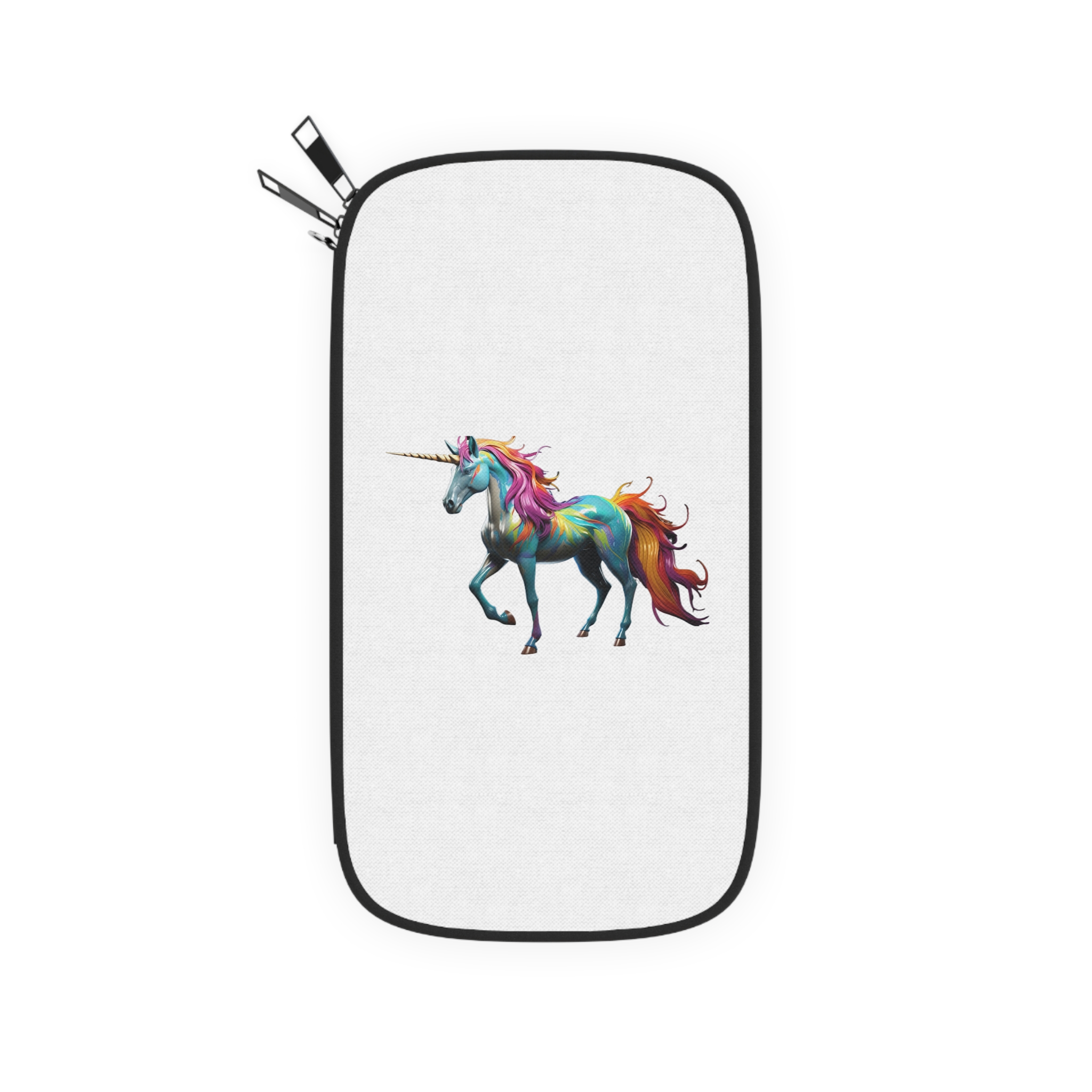 Mythical Unicorn With Oil Spill Colors Fotor Bg Remover 2023110415173 Passport Wallet - Image 2