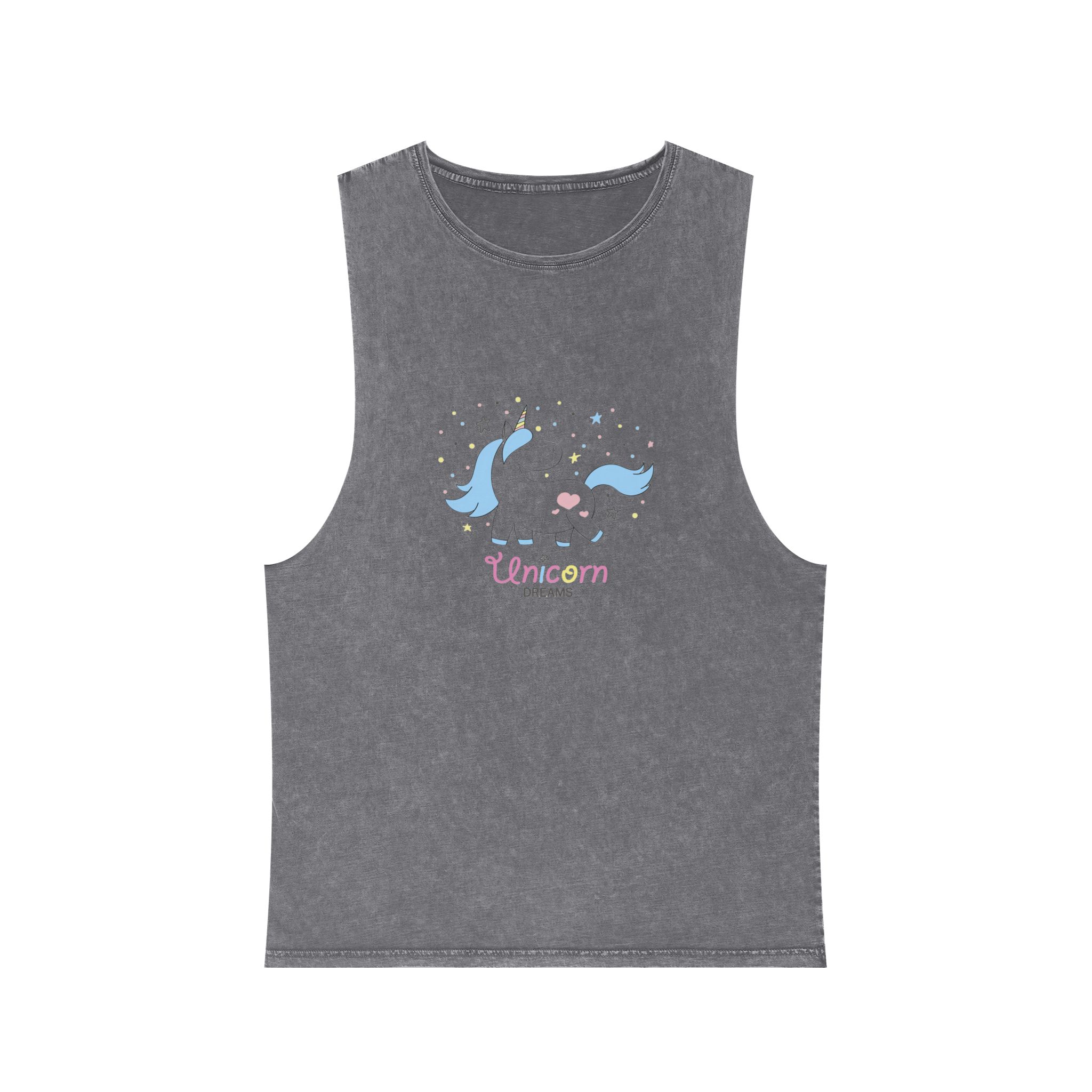 Unicorn V378 Unisex Stonewash Tank Top - Image 9