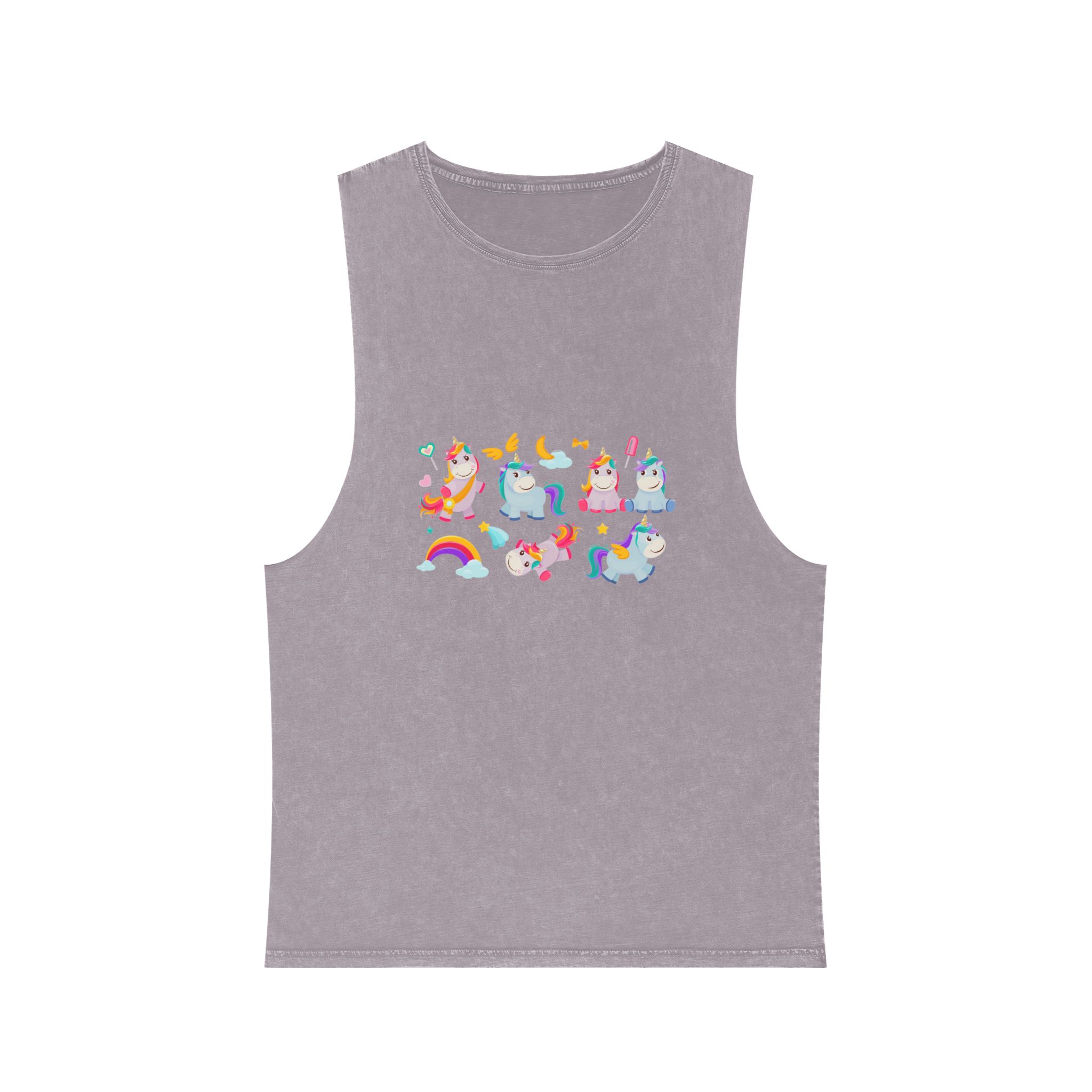 Unicorn V508 Unisex Stonewash Tank Top - Image 17
