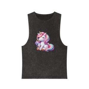 Original Design F187A0 Unisex Stonewash Tank Top