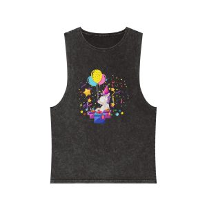 Unicorn V157 Unisex Stonewash Tank Top
