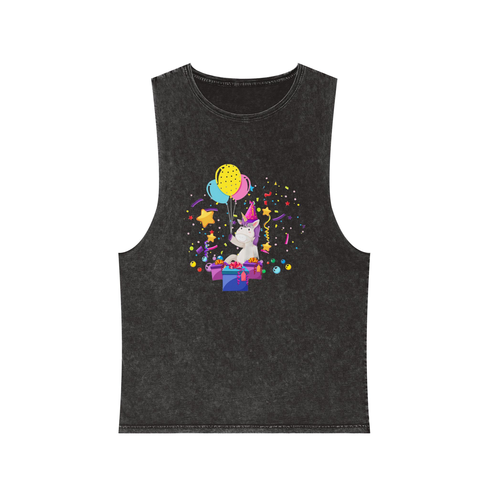 Unicorn V157 Unisex Stonewash Tank Top