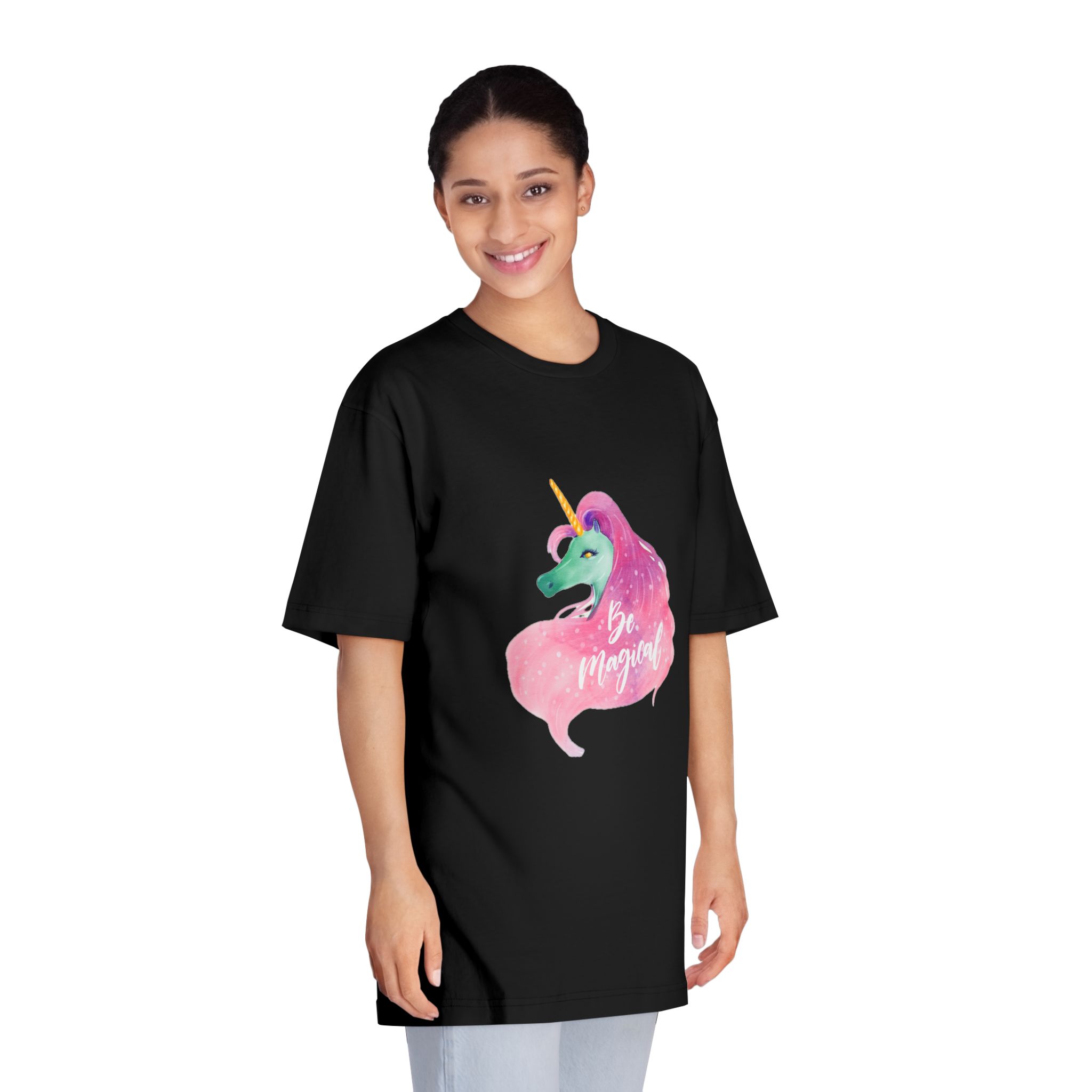 Unicorn V46 Unisex Classic Crewneck T Shirt - Image 7