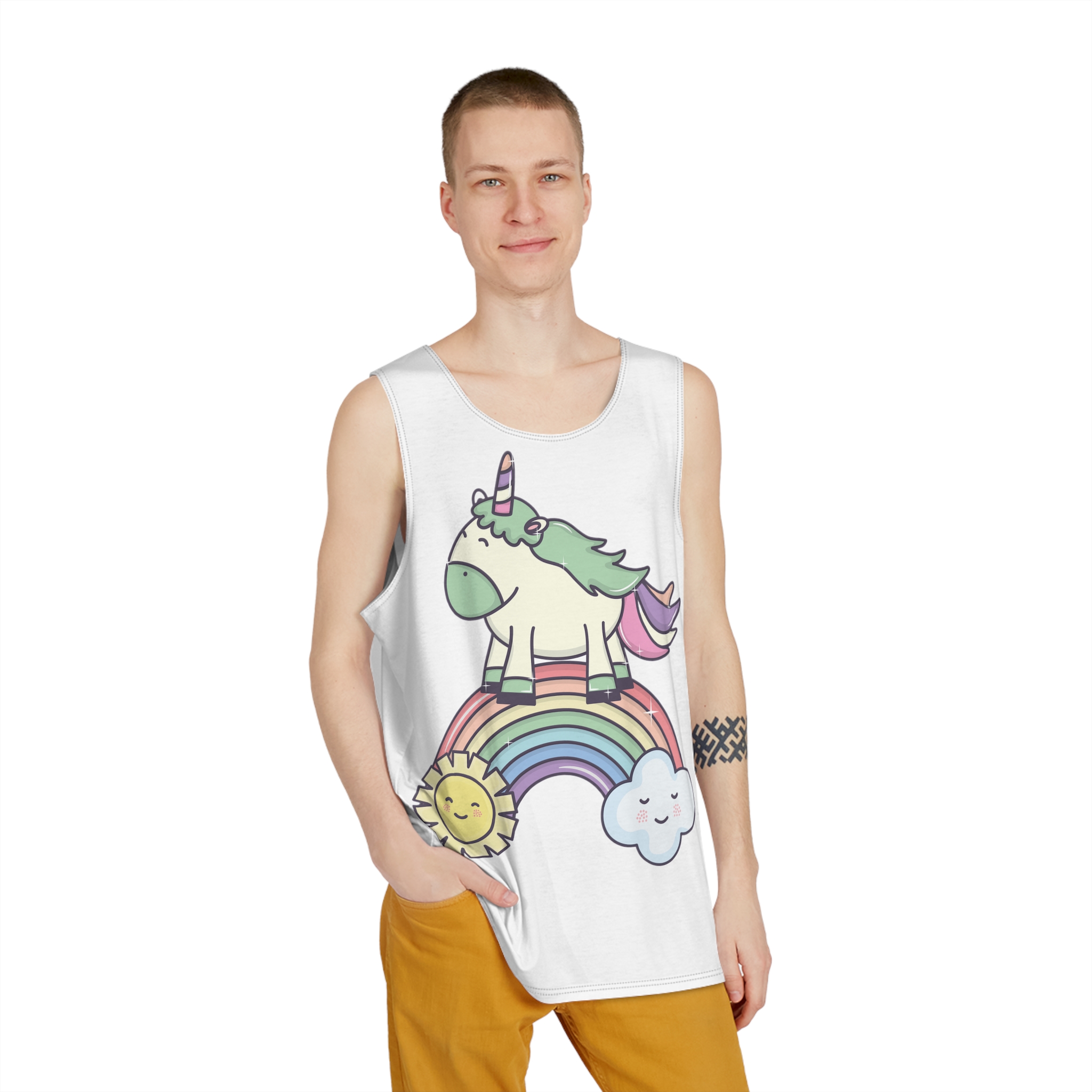 Unicorns 104 Mens Tank Aop - Image 3