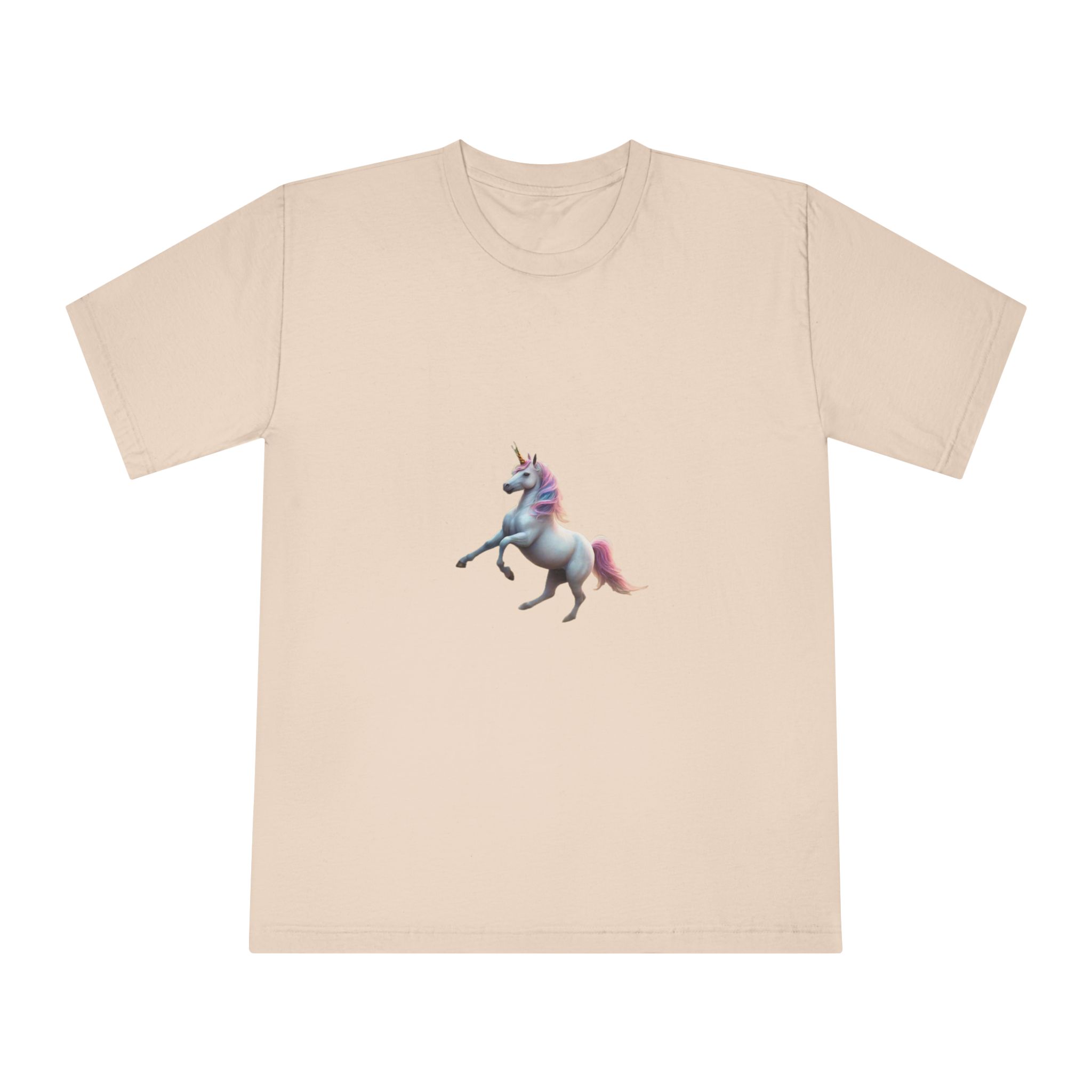 Beautiful Unicorn Running Magical Meadow Unicorn Background Images Whimsical Unicorn (8) Unisex Classic Crewneck T Shirt - Image 9