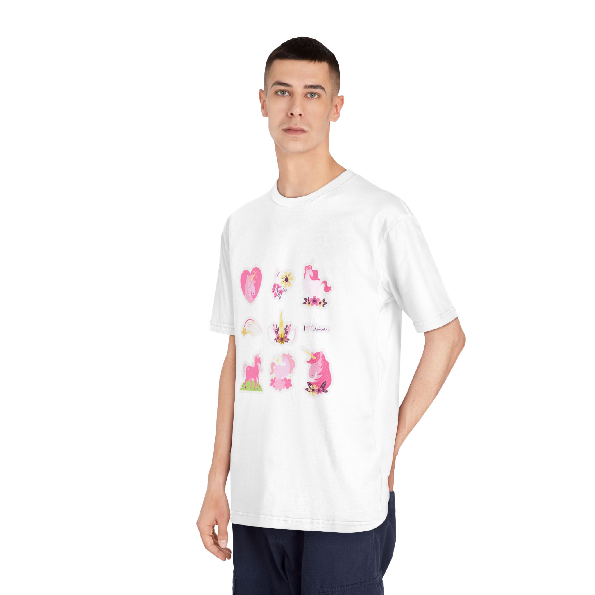 Unicorn V867 Unisex Classic Crewneck T Shirt - Image 4