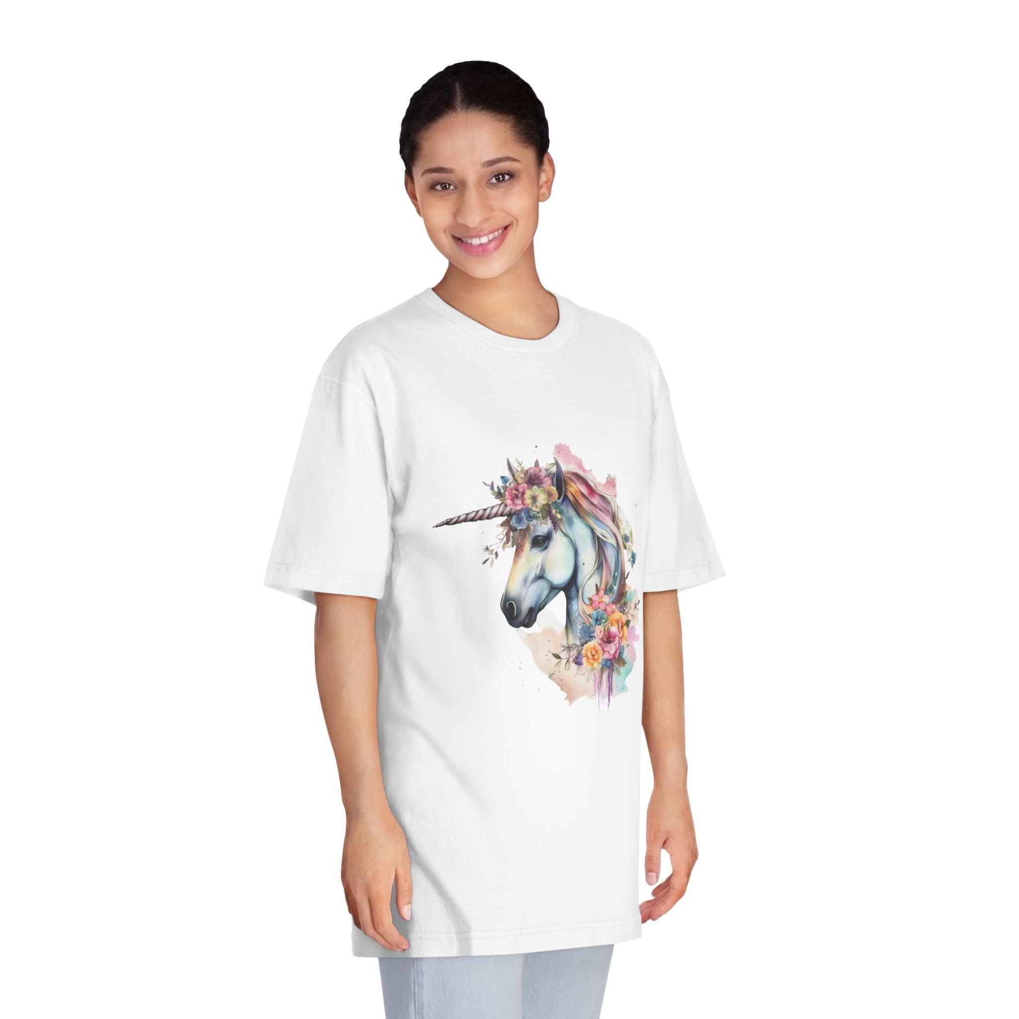 Unicorns 394 Unisex Classic Crewneck T Shirt - Image 3