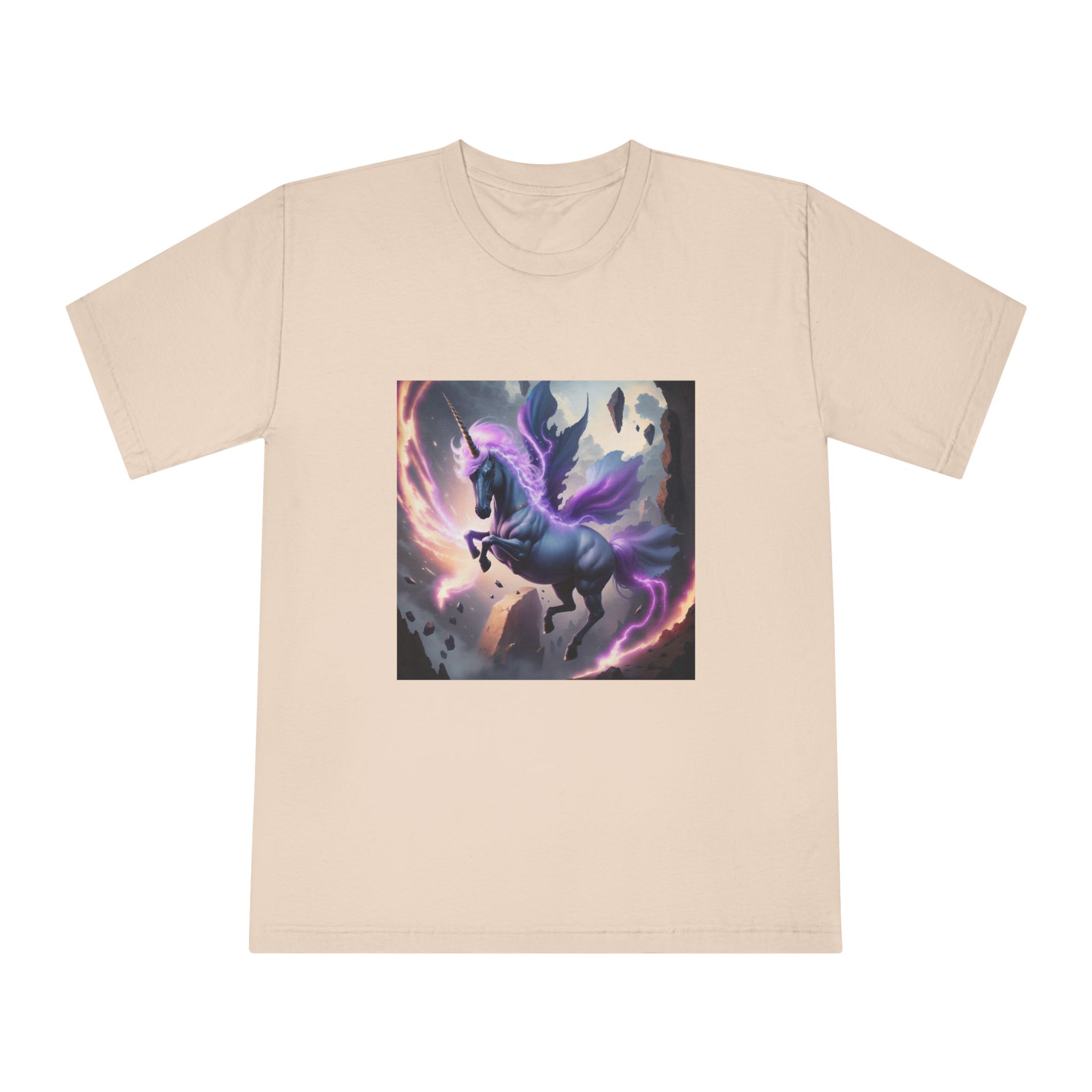 Unicorn Painting Unisex Classic Crewneck T Shirt - Image 9