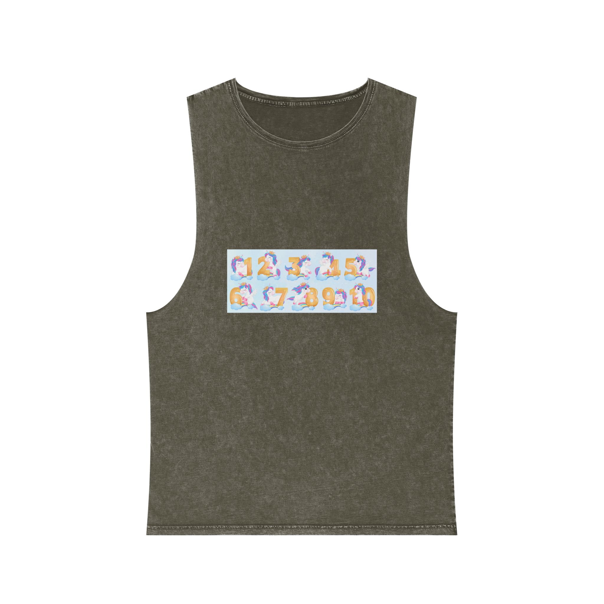 Unicorn V496 Unisex Stonewash Tank Top - Image 5