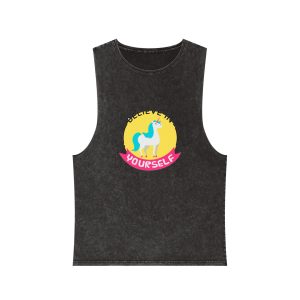 Belive In Your Self Unisex Stonewash Tank Top