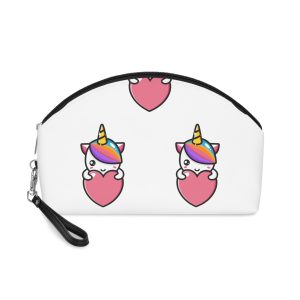 Cute Unicorn Mascot Design (7) Makeup Bag