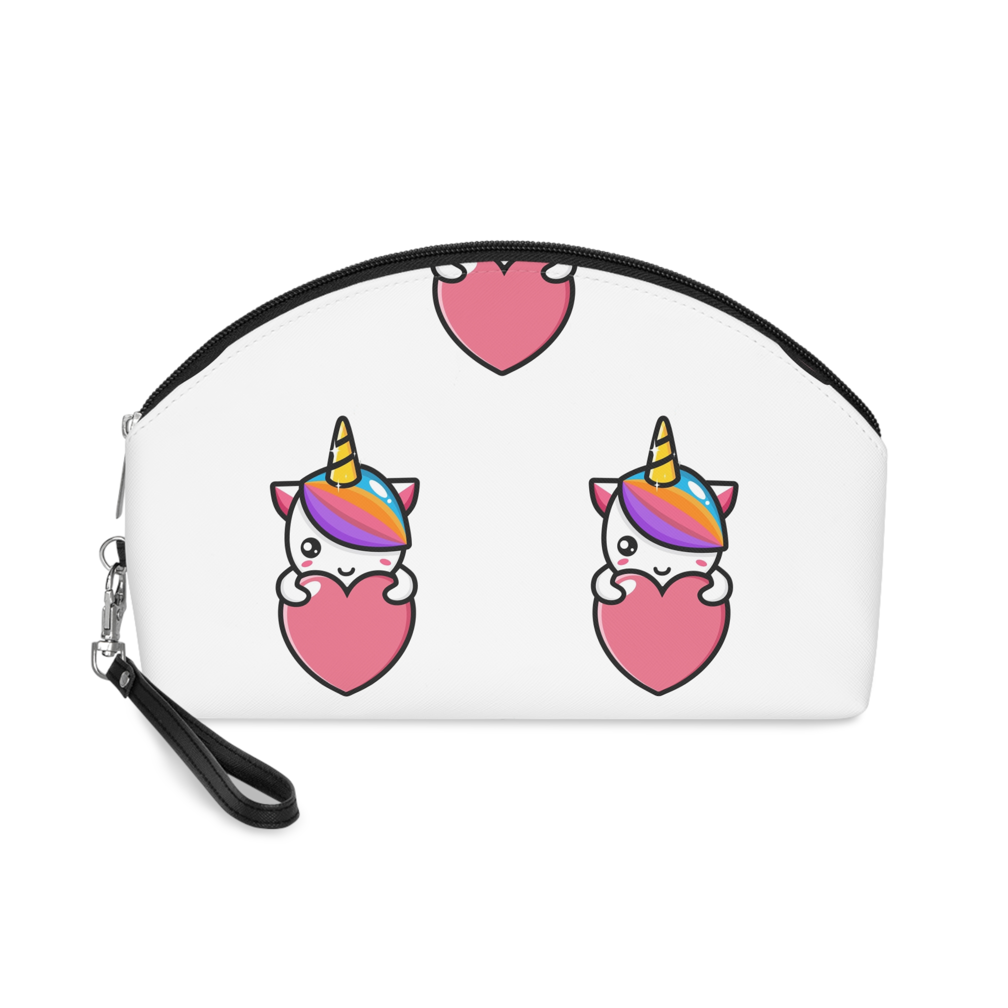 Cute Unicorn Mascot Design (7) Makeup Bag