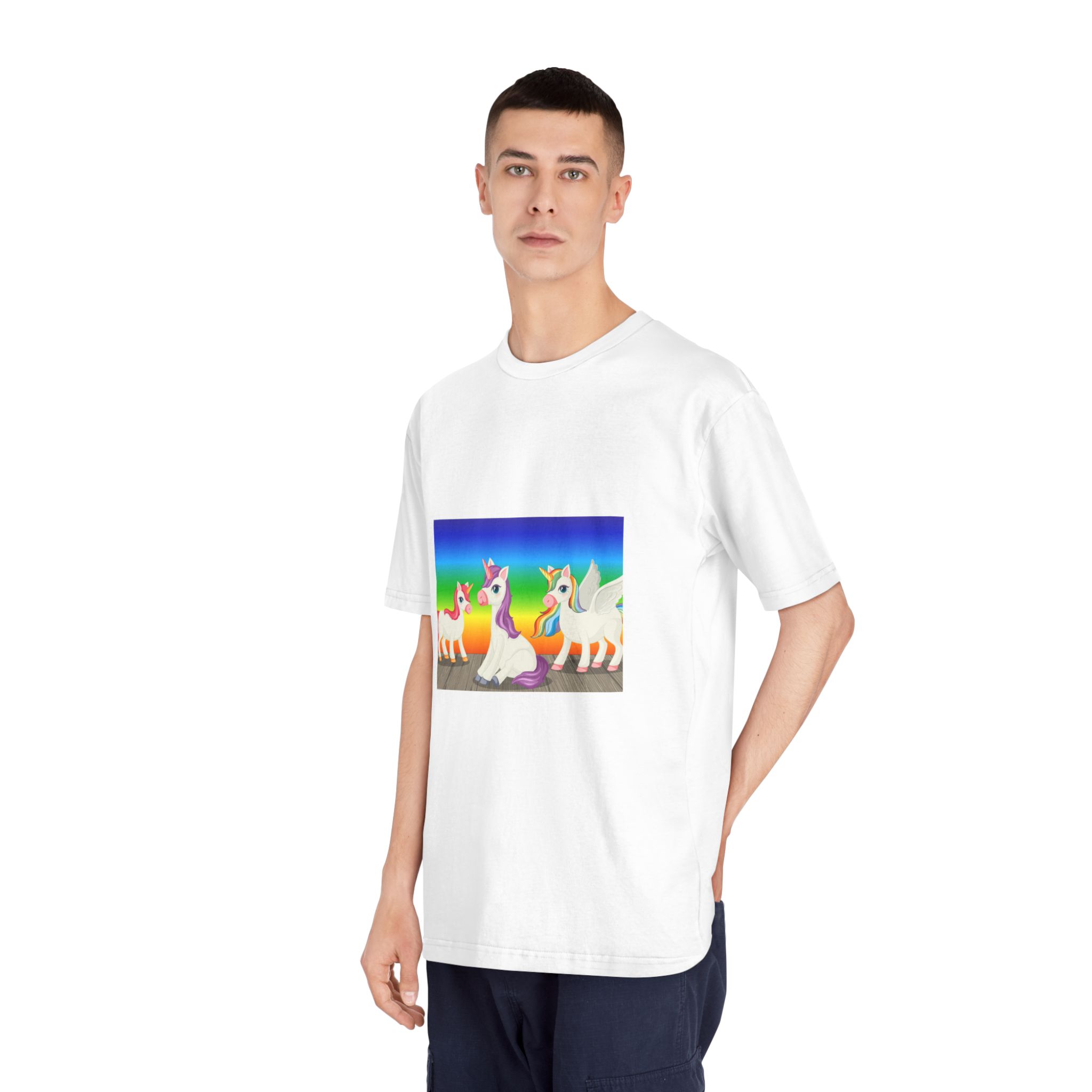 Unicorn V711 Unisex Classic Crewneck T Shirt - Image 4