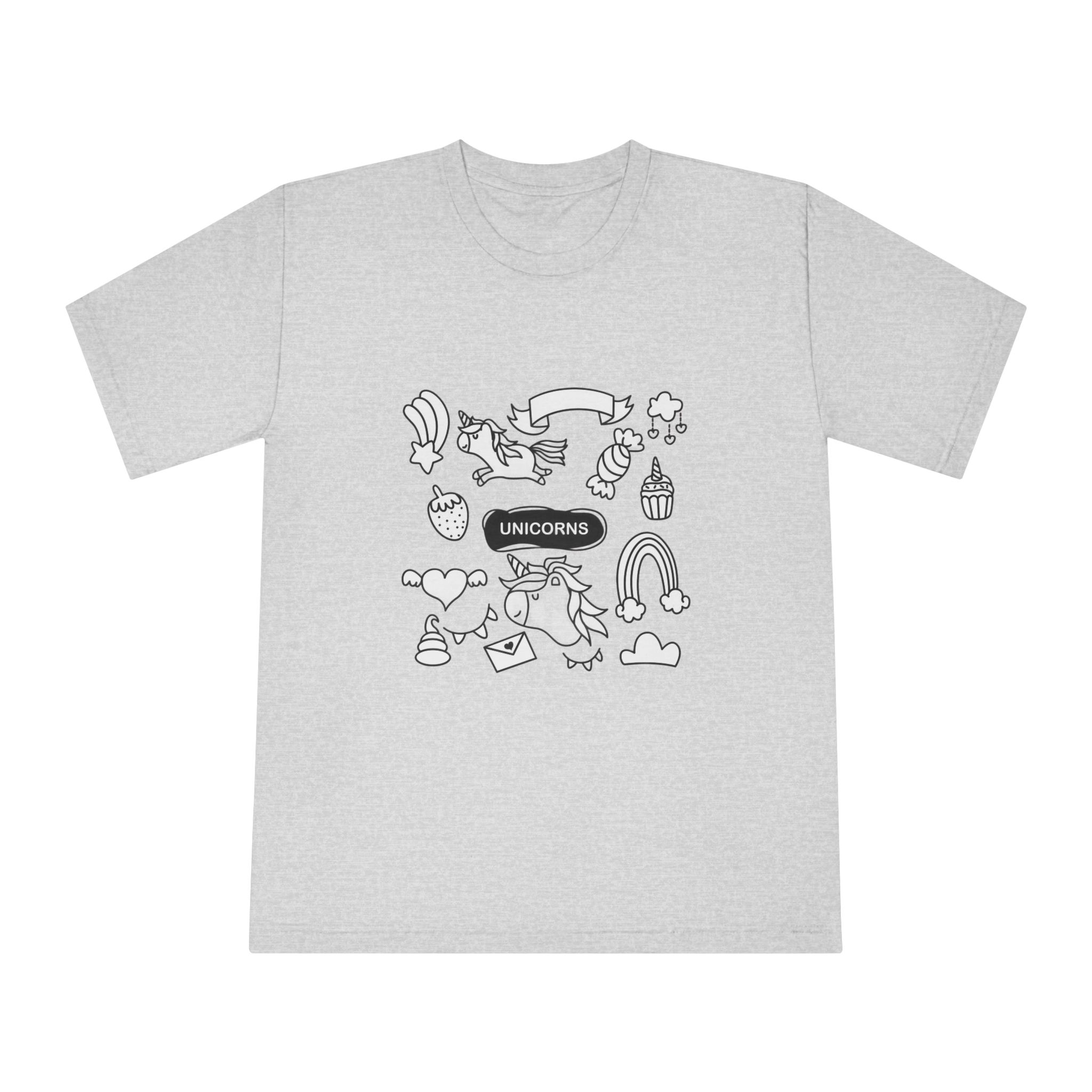 Unicorn V837 Unisex Classic Crewneck T Shirt - Image 13