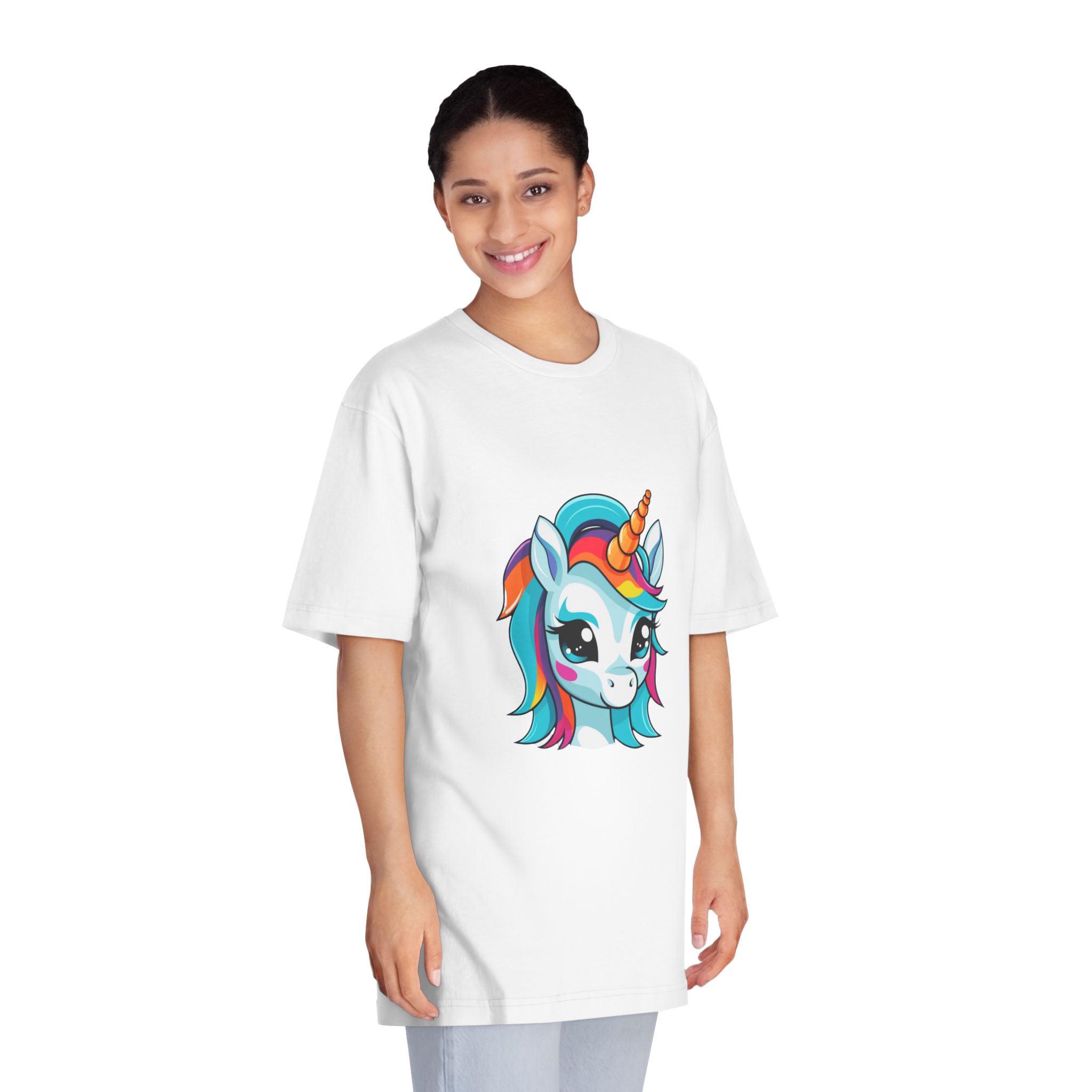 Unicorns 308 Unisex Classic Crewneck T Shirt - Image 3