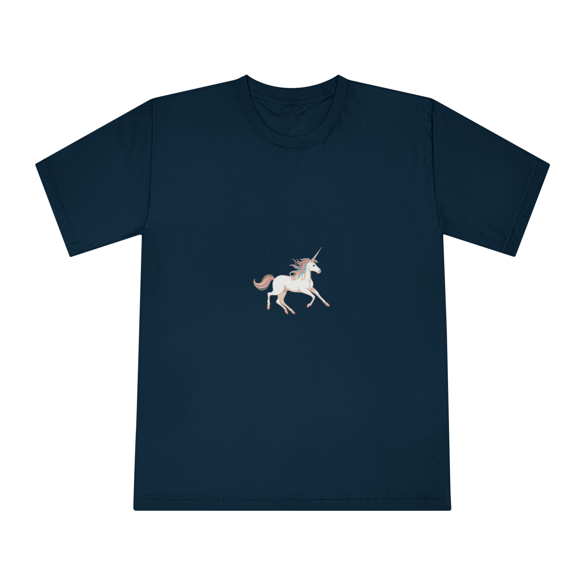 Beautiful Unicorn Running Magical Meadow Unicorn Background Images Whimsical Unicorn (53) Unisex Classic Crewneck T Shirt - Image 17